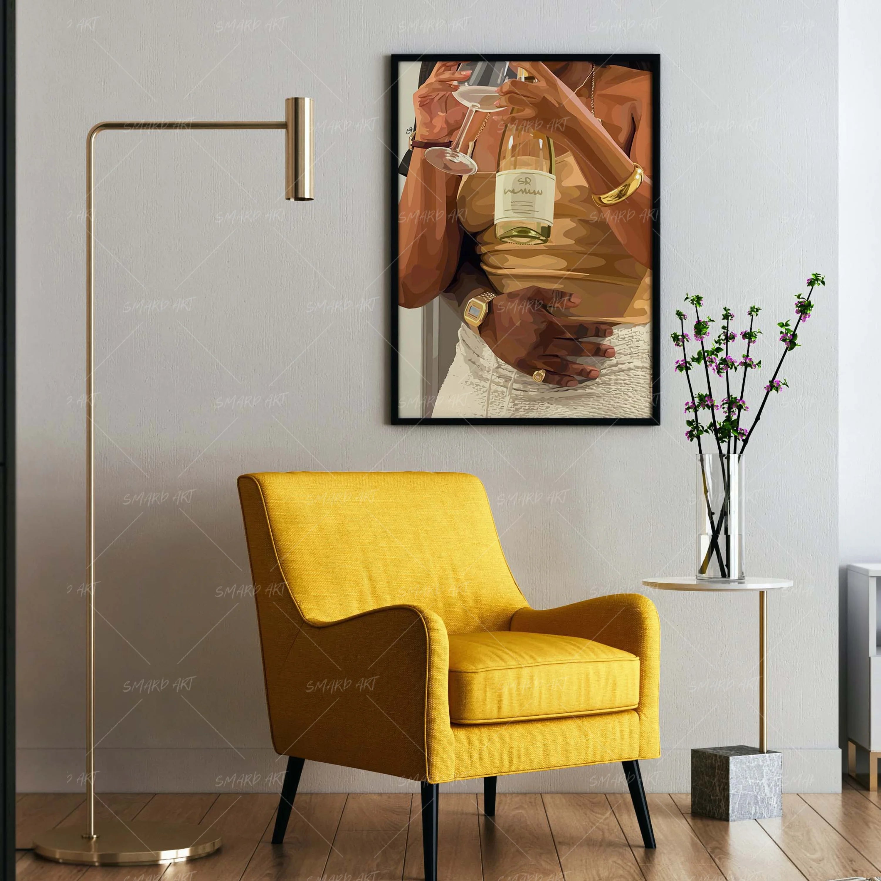 Romance Detailz-wall art print featuring decorative artistic design suitable for living rooms, offices, and schools by SmardArt. Elevate your space with Black wall art that speaks to culture, identity, and creativity. At Smard, we celebrate artistry made with melanin, bringing powerful and inspiring designs to life.