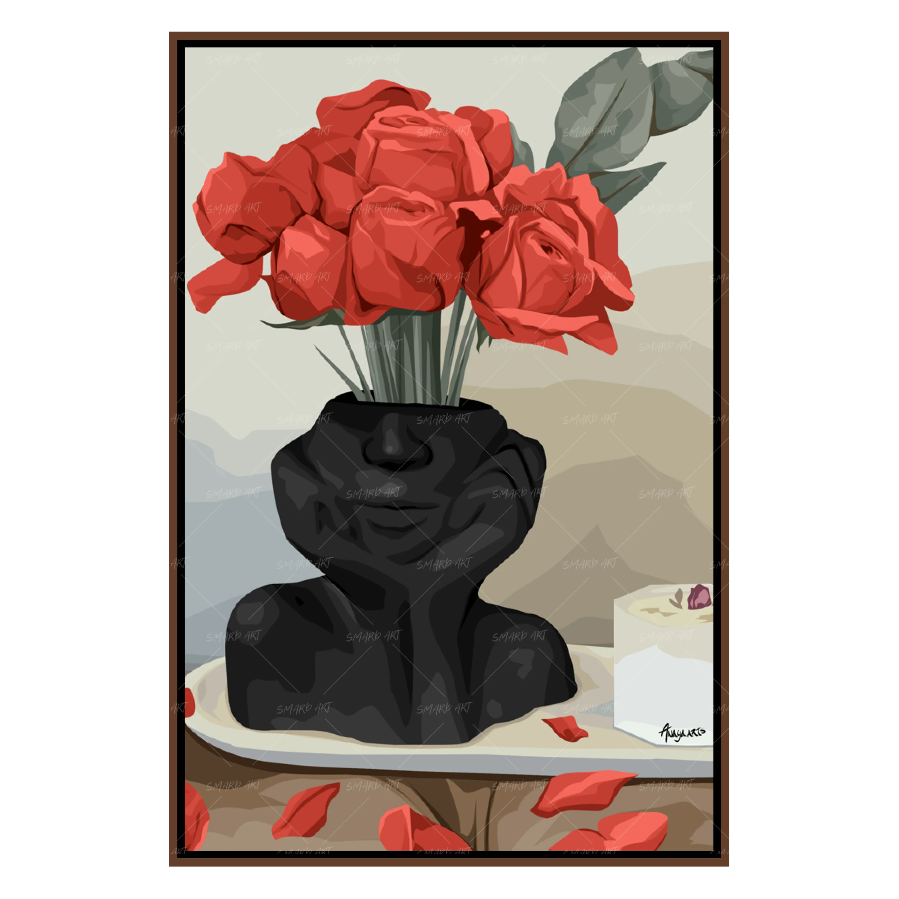Rose Vase (Smard X Anaya)-Smard
