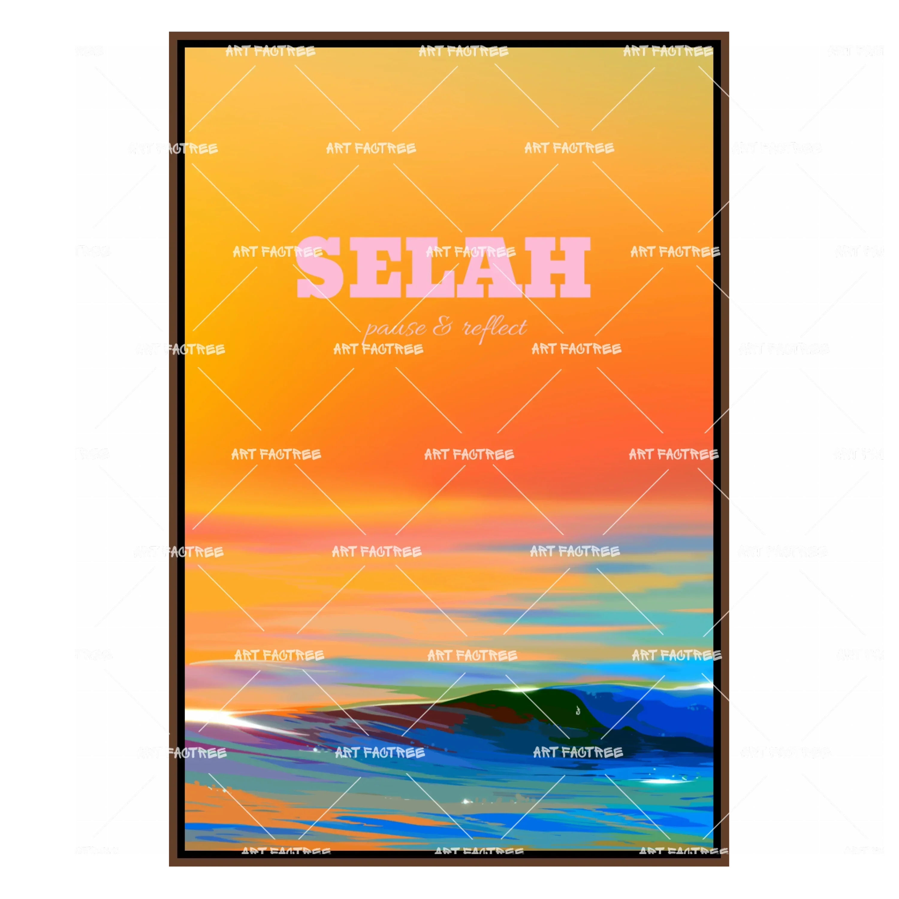 Selah (Smard X Anaya)-wall art print featuring decorative artistic design suitable for living rooms, offices, and schools by SmardArt. Elevate your space with Black wall art that speaks to culture, identity, and creativity. At Smard, we celebrate artistry made with melanin, bringing powerful and inspiring designs to life.