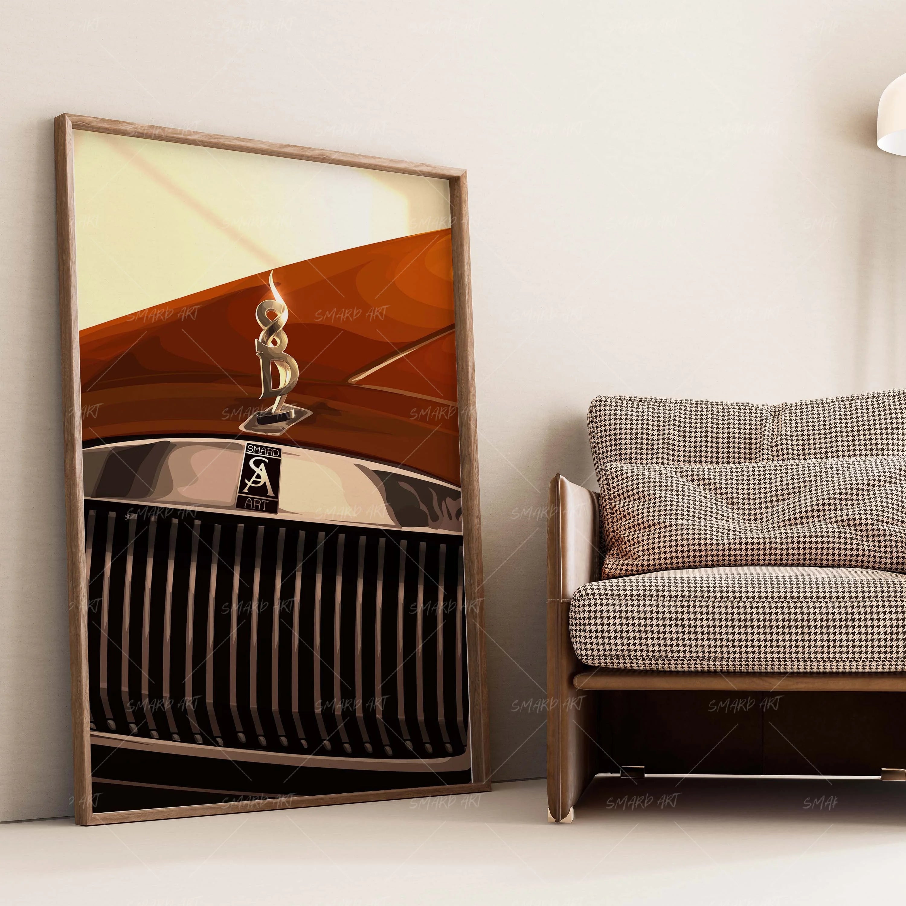Smard Auto-wall art print featuring decorative artistic design suitable for living rooms, offices, and schools by SmardArt. Elevate your space with Black wall art that speaks to culture, identity, and creativity. At Smard, we celebrate artistry made with melanin, bringing powerful and inspiring designs to life.