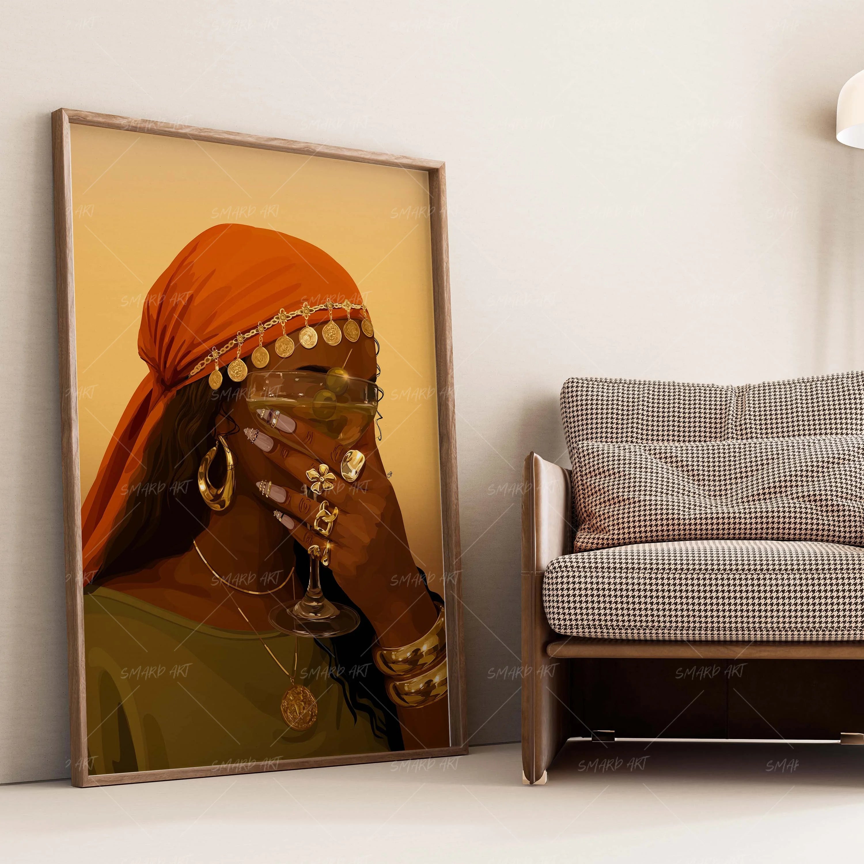 Soft Life-wall art print featuring decorative artistic design suitable for living rooms, offices, and schools by SmardArt. Elevate your space with Black wall art that speaks to culture, identity, and creativity. At Smard, we celebrate artistry made with melanin, bringing powerful and inspiring designs to life.