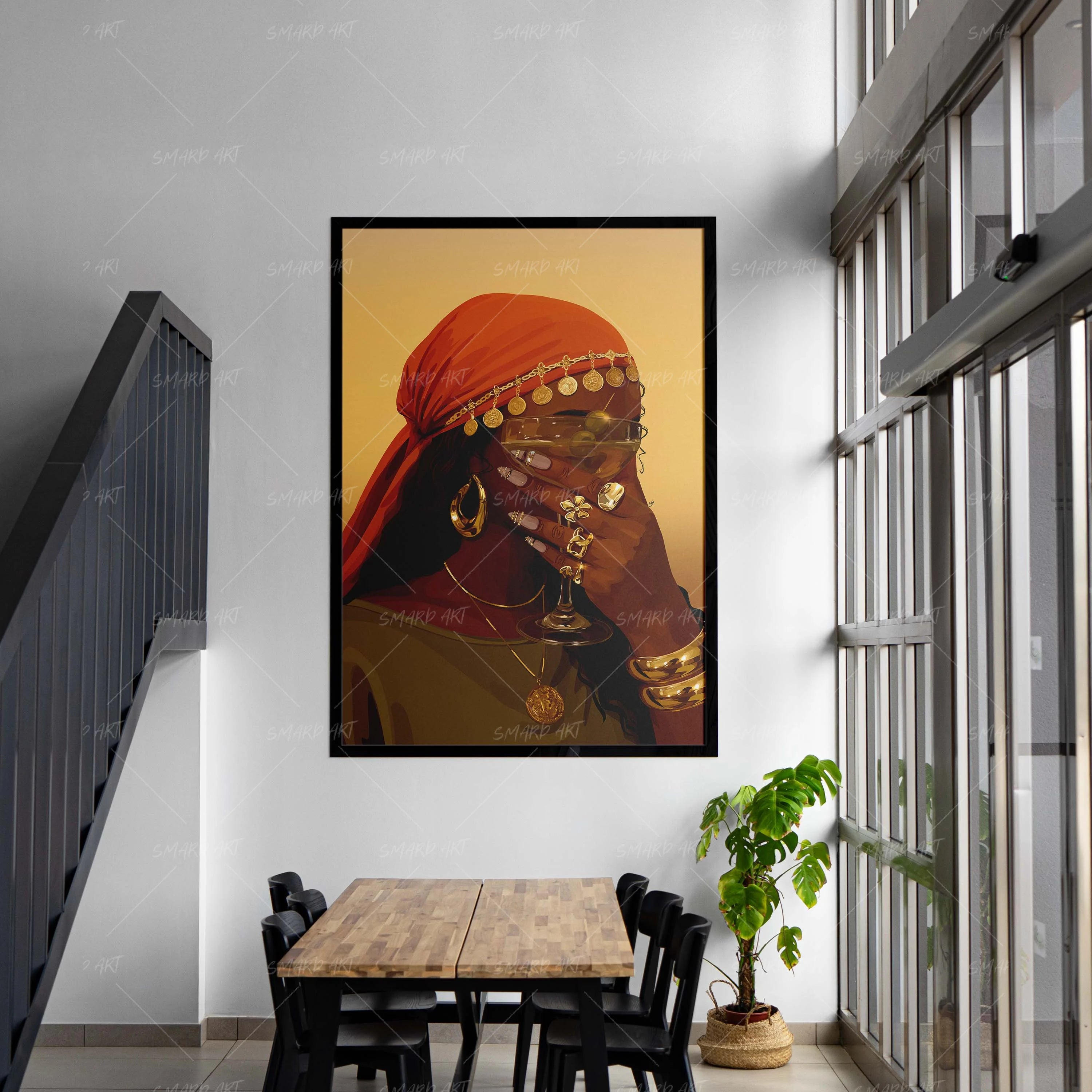 Soft Life-wall art print featuring decorative artistic design suitable for living rooms, offices, and schools by SmardArt. Elevate your space with Black wall art that speaks to culture, identity, and creativity. At Smard, we celebrate artistry made with melanin, bringing powerful and inspiring designs to life.