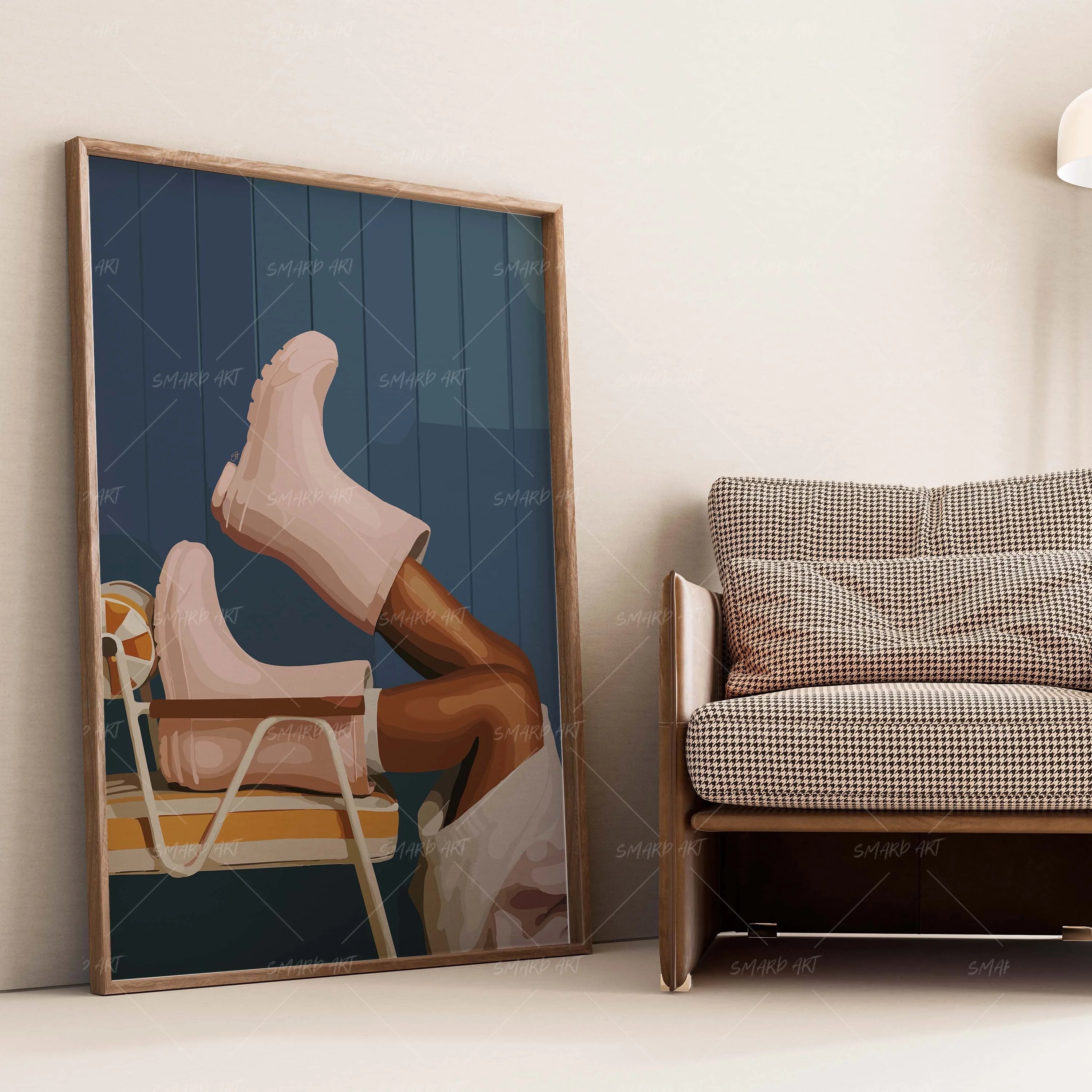 Storm Play-wall art print featuring decorative artistic design suitable for living rooms, offices, and schools by SmardArt. Elevate your space with Black wall art that speaks to culture, identity, and creativity. At Smard, we celebrate artistry made with melanin, bringing powerful and inspiring designs to life.