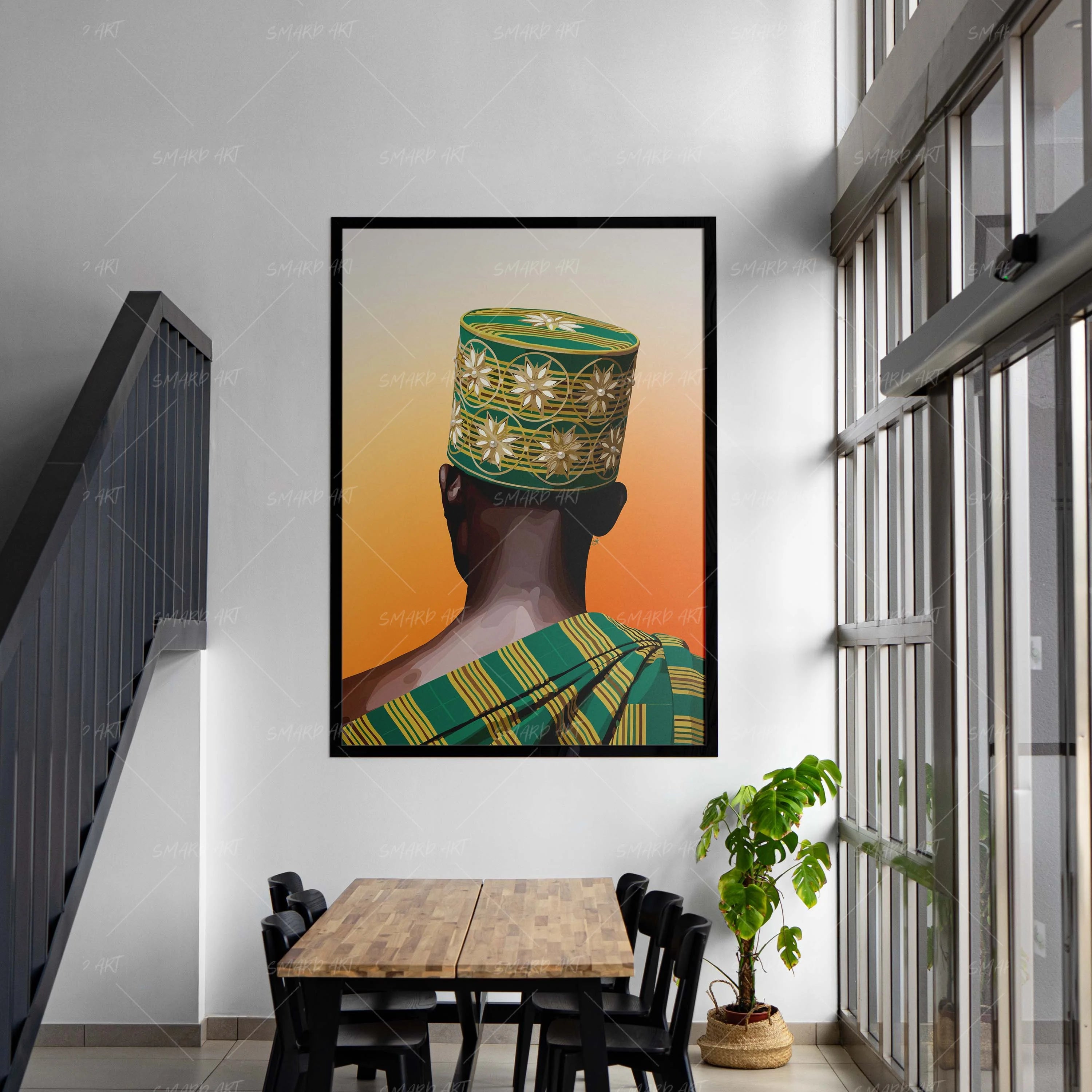 Style & Tradition-wall art print featuring decorative artistic design suitable for living rooms, offices, and schools by SmardArt