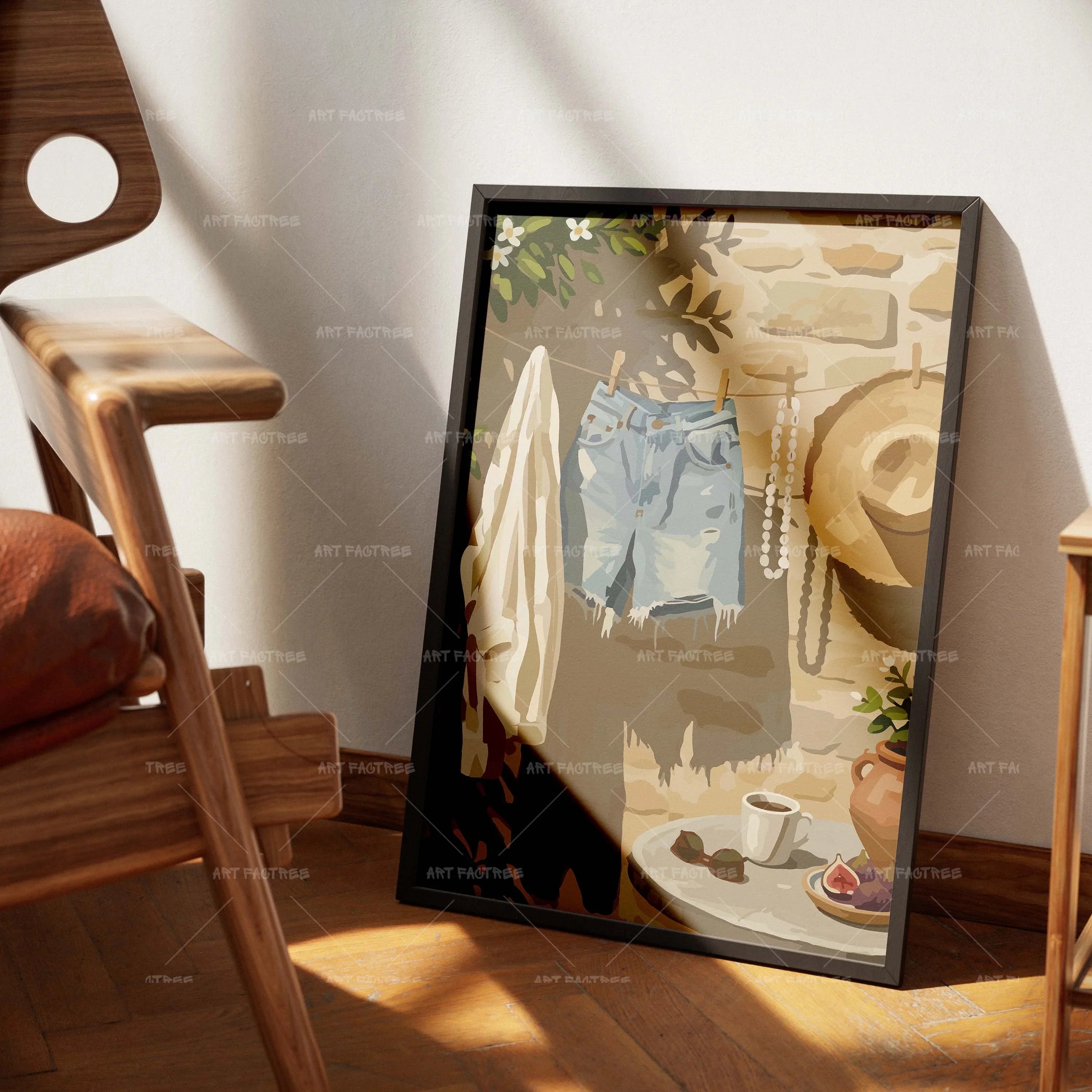 Sun Dry (Smard X Anaya)-wall art print featuring decorative artistic design suitable for living rooms, offices, and schools by SmardArt. Elevate your space with Black wall art that speaks to culture, identity, and creativity. At Smard, we celebrate artistry made with melanin, bringing powerful and inspiring designs to life.