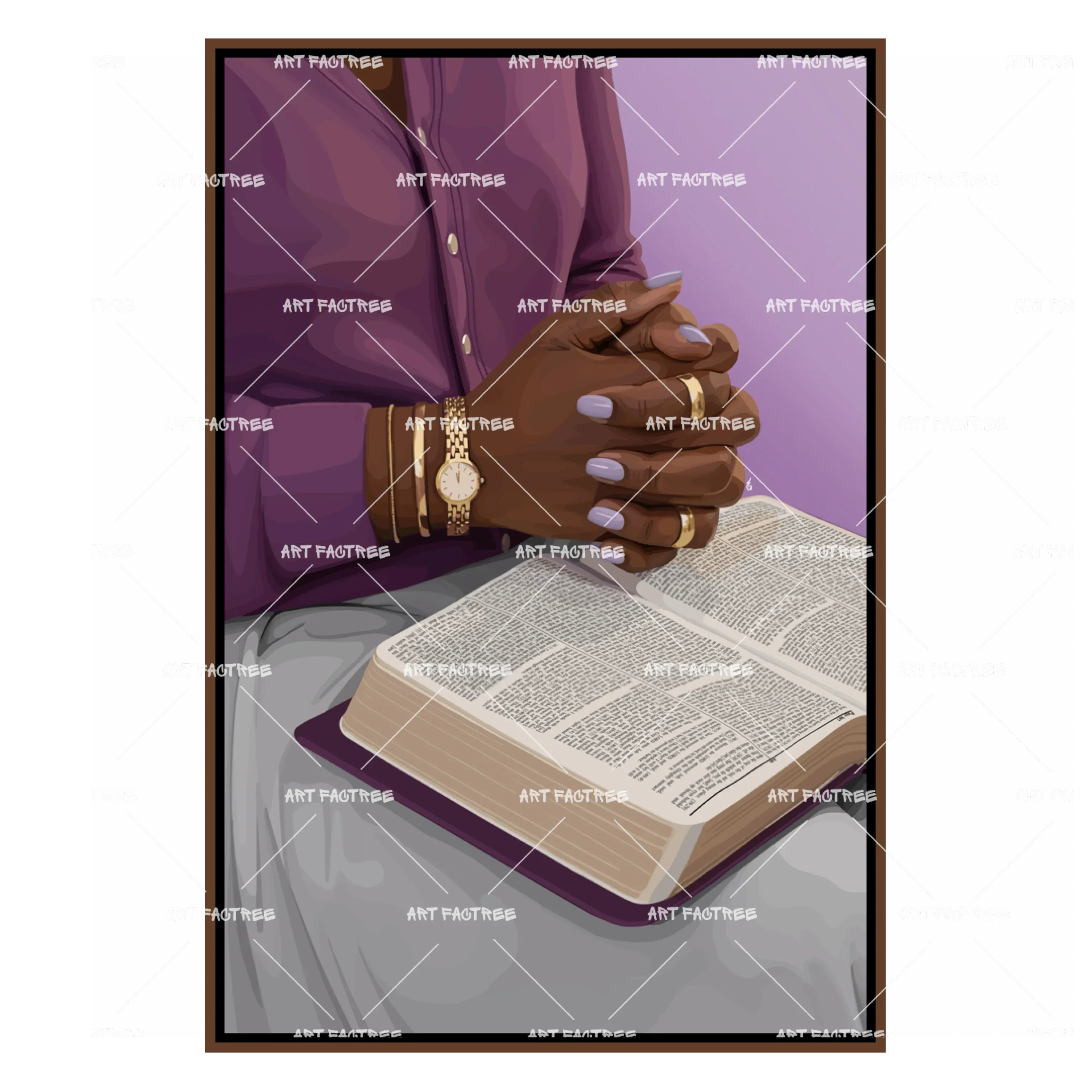 Scripture Study-wall art print featuring decorative artistic design suitable for living rooms, offices, and schools by SmardArt. Elevate your space with Black wall art that speaks to culture, identity, and creativity. At Smard, we celebrate artistry made with melanin, bringing powerful and inspiring designs to life.