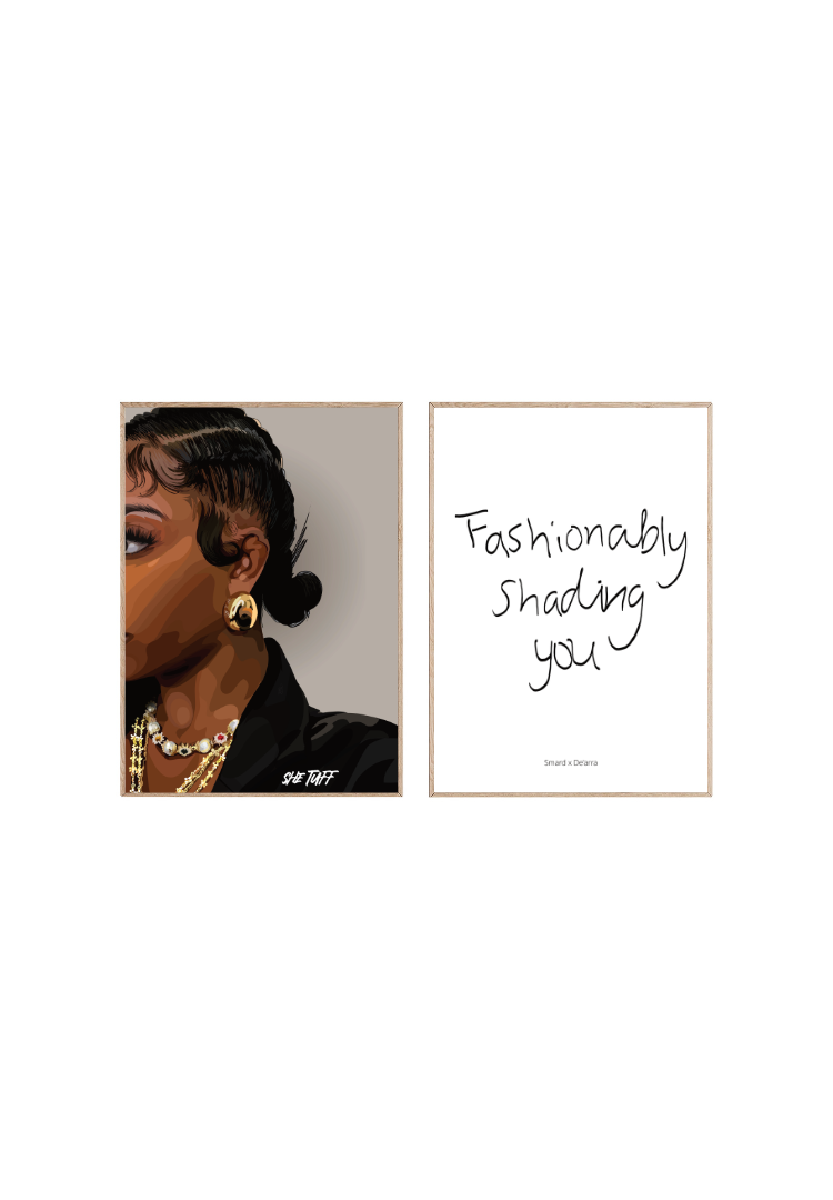 Bundle: She Tuff + Fashionably Shading You (White)