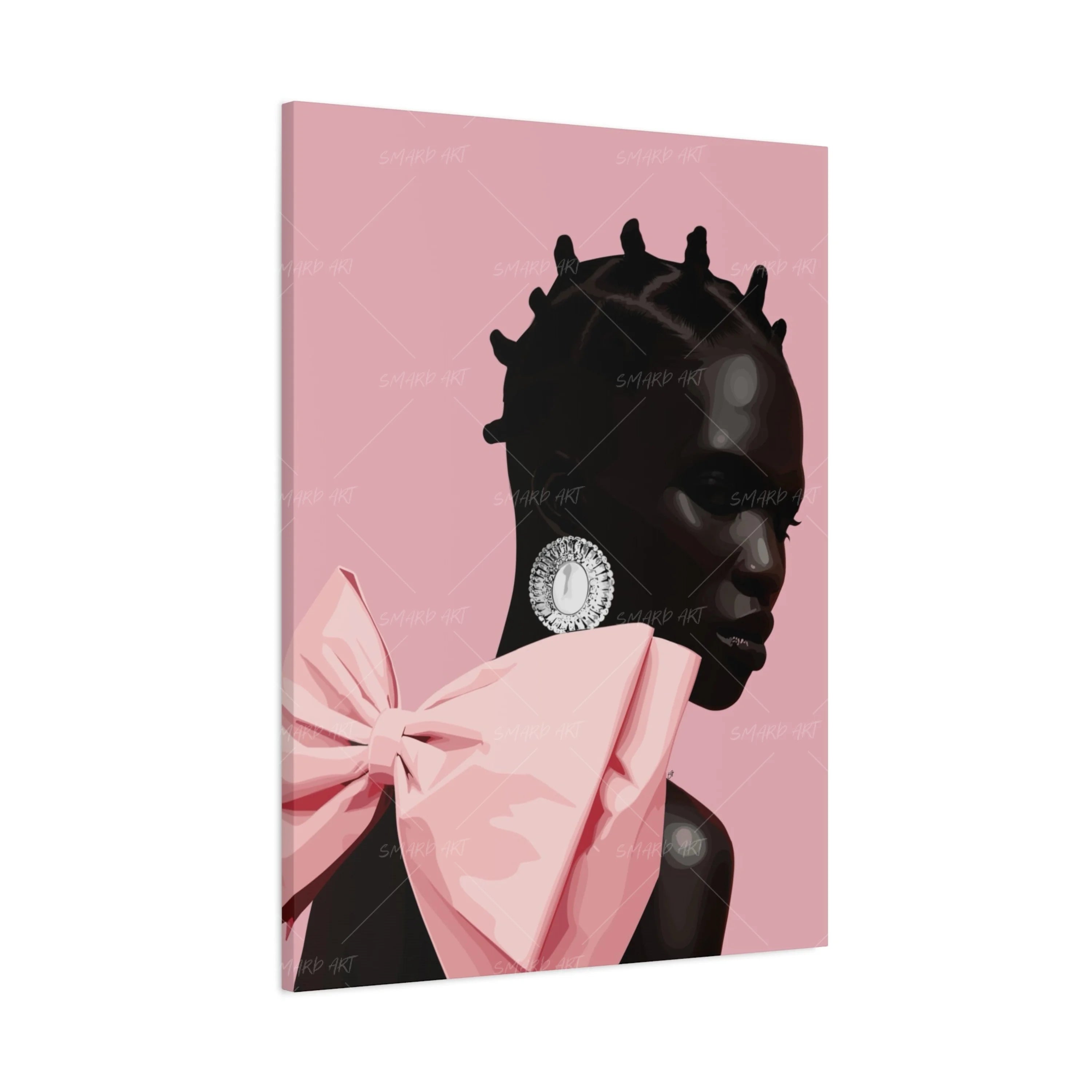 The Grand Knot-wall art print featuring decorative artistic design suitable for living rooms, offices, and schools by SmardArt. Elevate your space with Black wall art that speaks to culture, identity, and creativity. At Smard, we celebrate artistry made with melanin, bringing powerful and inspiring designs to life.