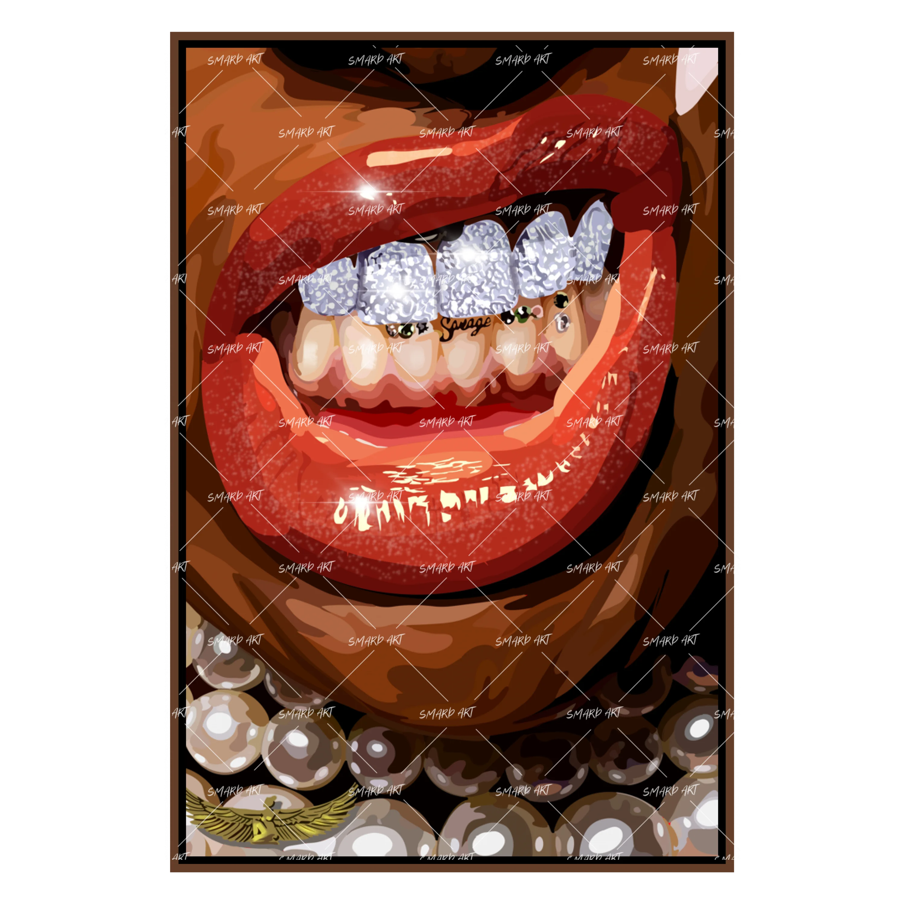 Silver Grillz II-Smard