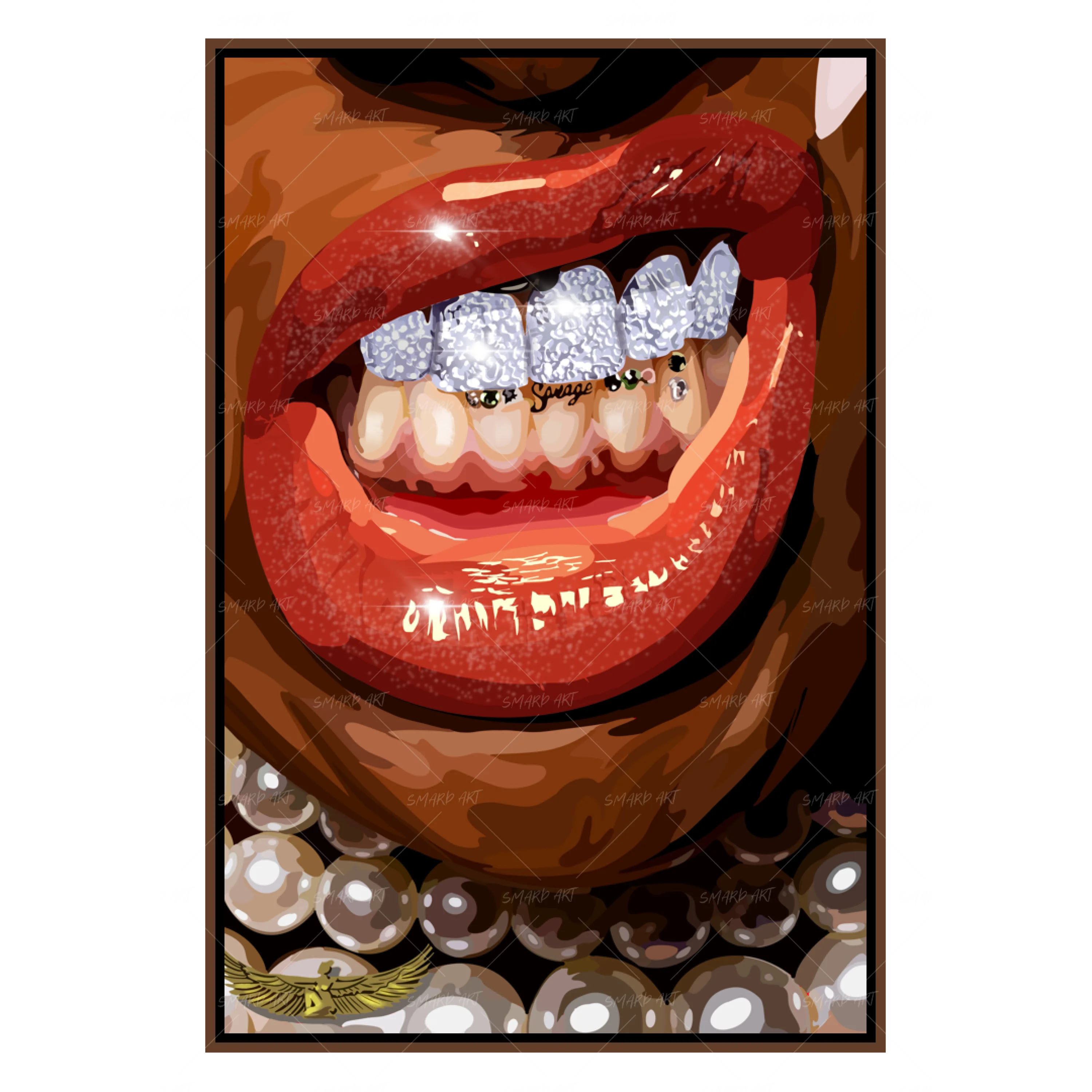 Silver Grillz II-Smard