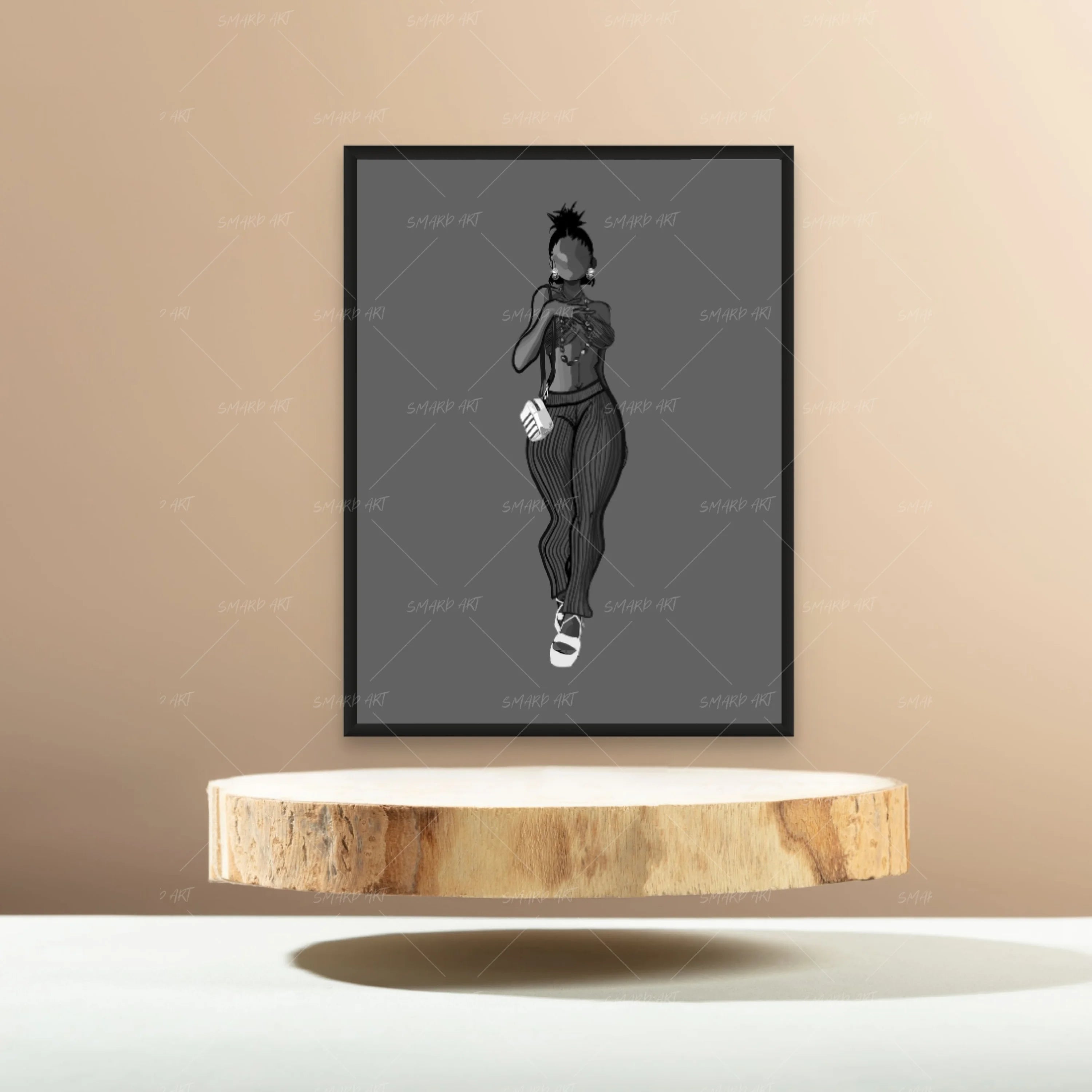 Smard Character #3 B&W-Smard