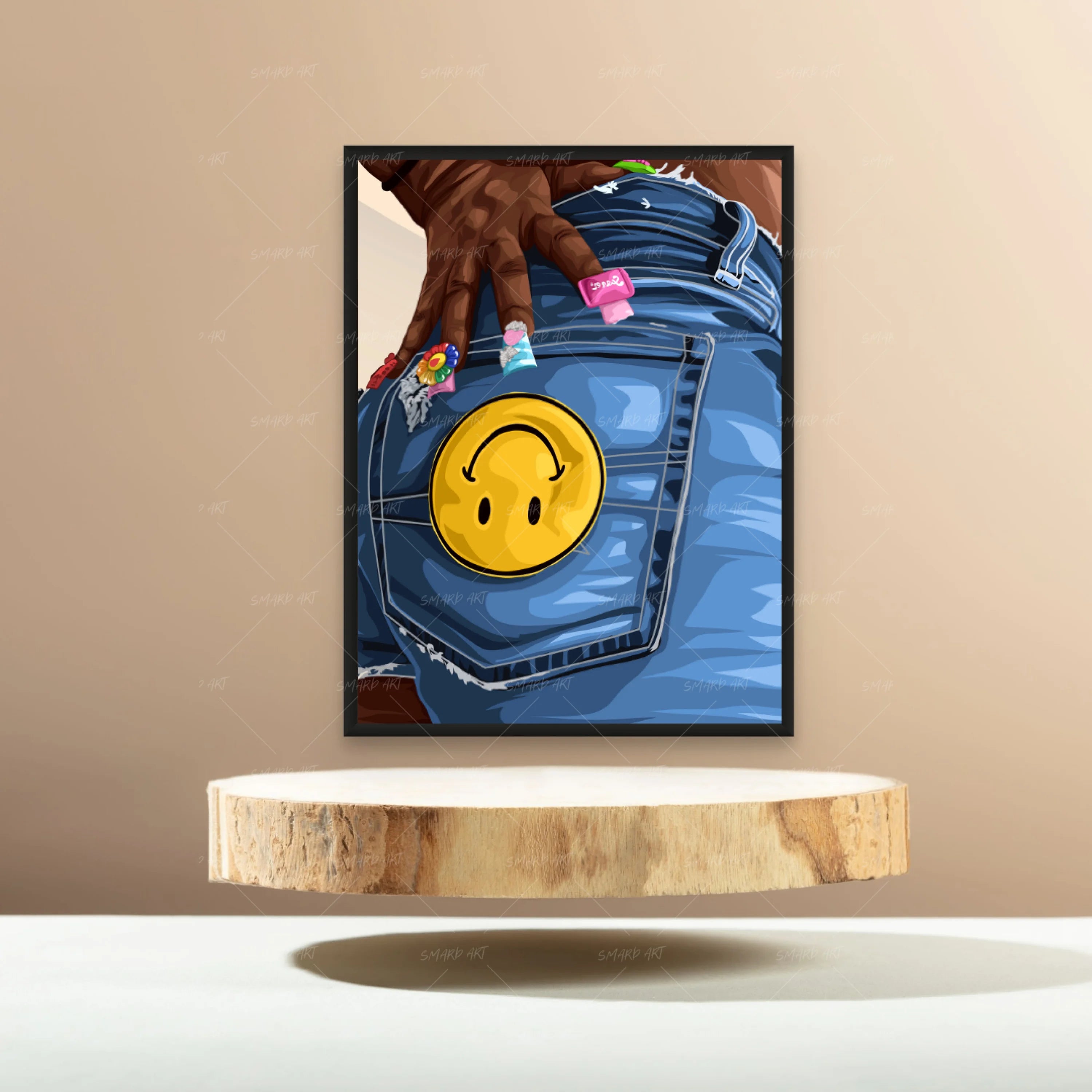 Smiley Jeans-Smard