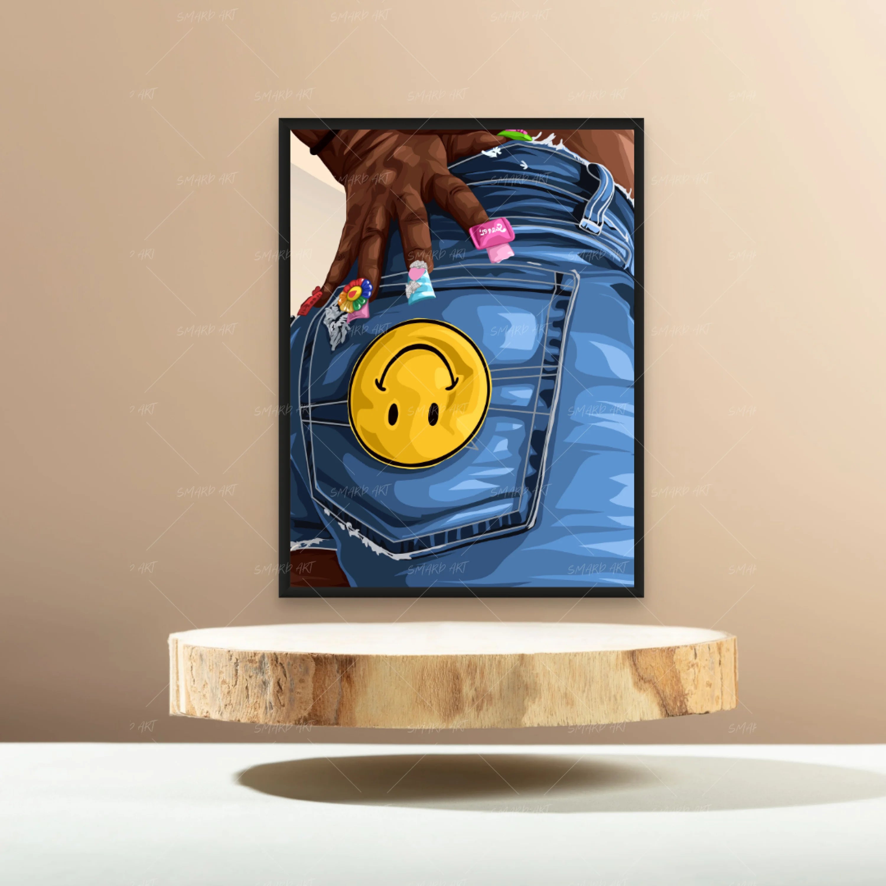 Smiley Jeans-Smard