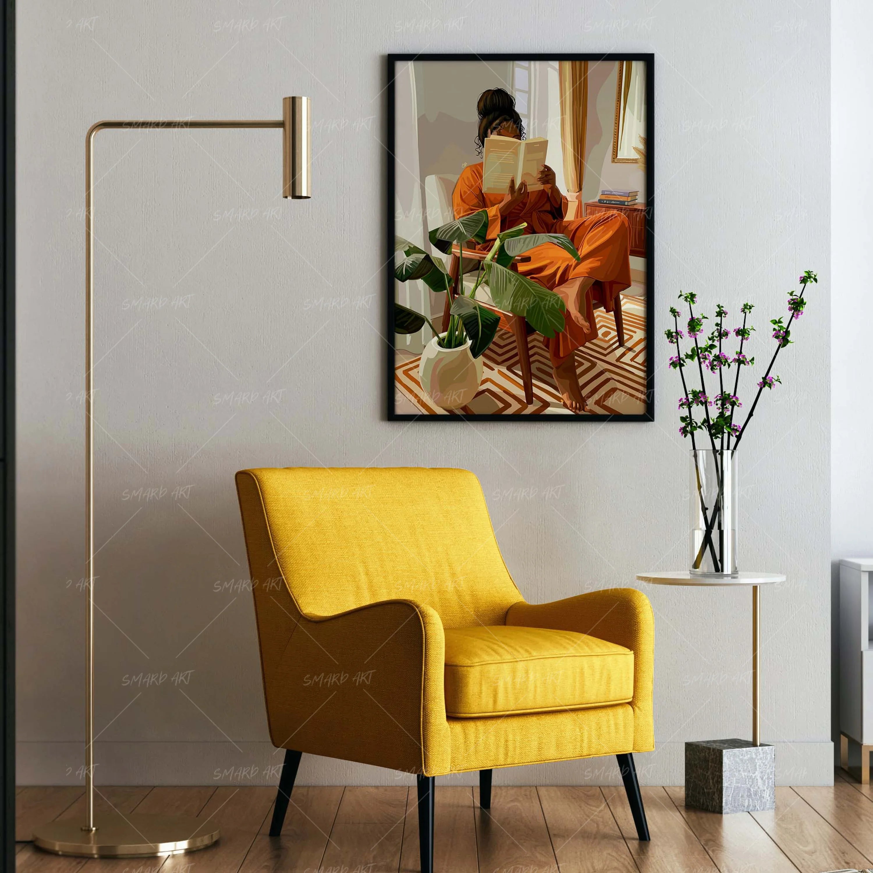 Softness is Power-wall art print featuring decorative artistic design suitable for living rooms, offices, and schools by SmardArt. Elevate your space with Black wall art that speaks to culture, identity, and creativity. At Smard, we celebrate artistry made with melanin, bringing powerful and inspiring designs to life.