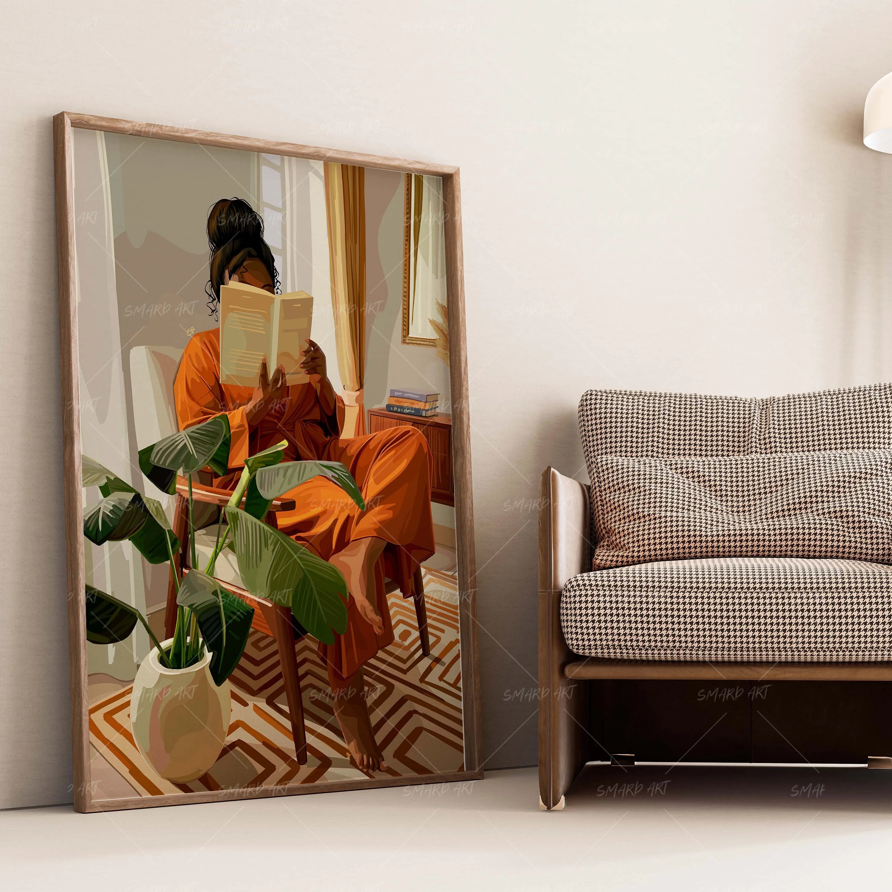 Softness is Power-wall art print featuring decorative artistic design suitable for living rooms, offices, and schools by SmardArt. Elevate your space with Black wall art that speaks to culture, identity, and creativity. At Smard, we celebrate artistry made with melanin, bringing powerful and inspiring designs to life.