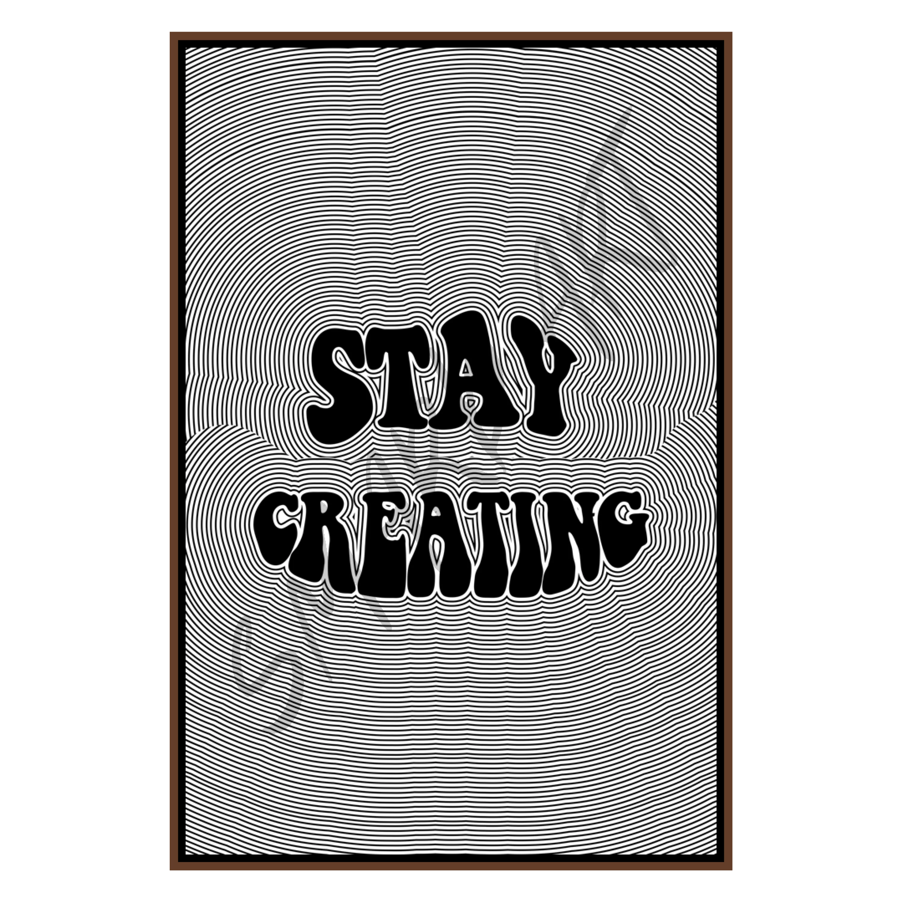 Stay Creating (Smard X Anaya) Wall Art