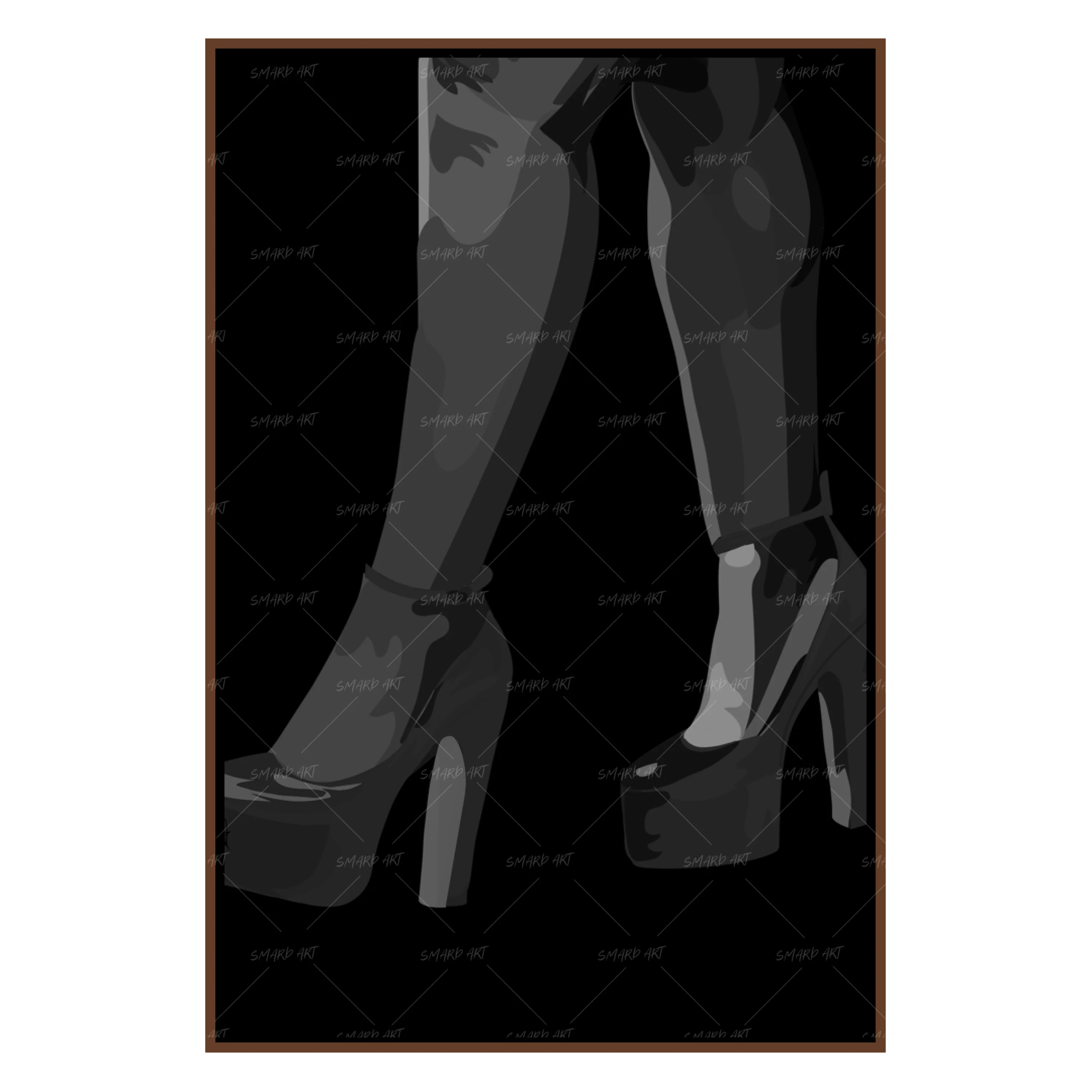 Strut Your Stuff Red B&W-Smard