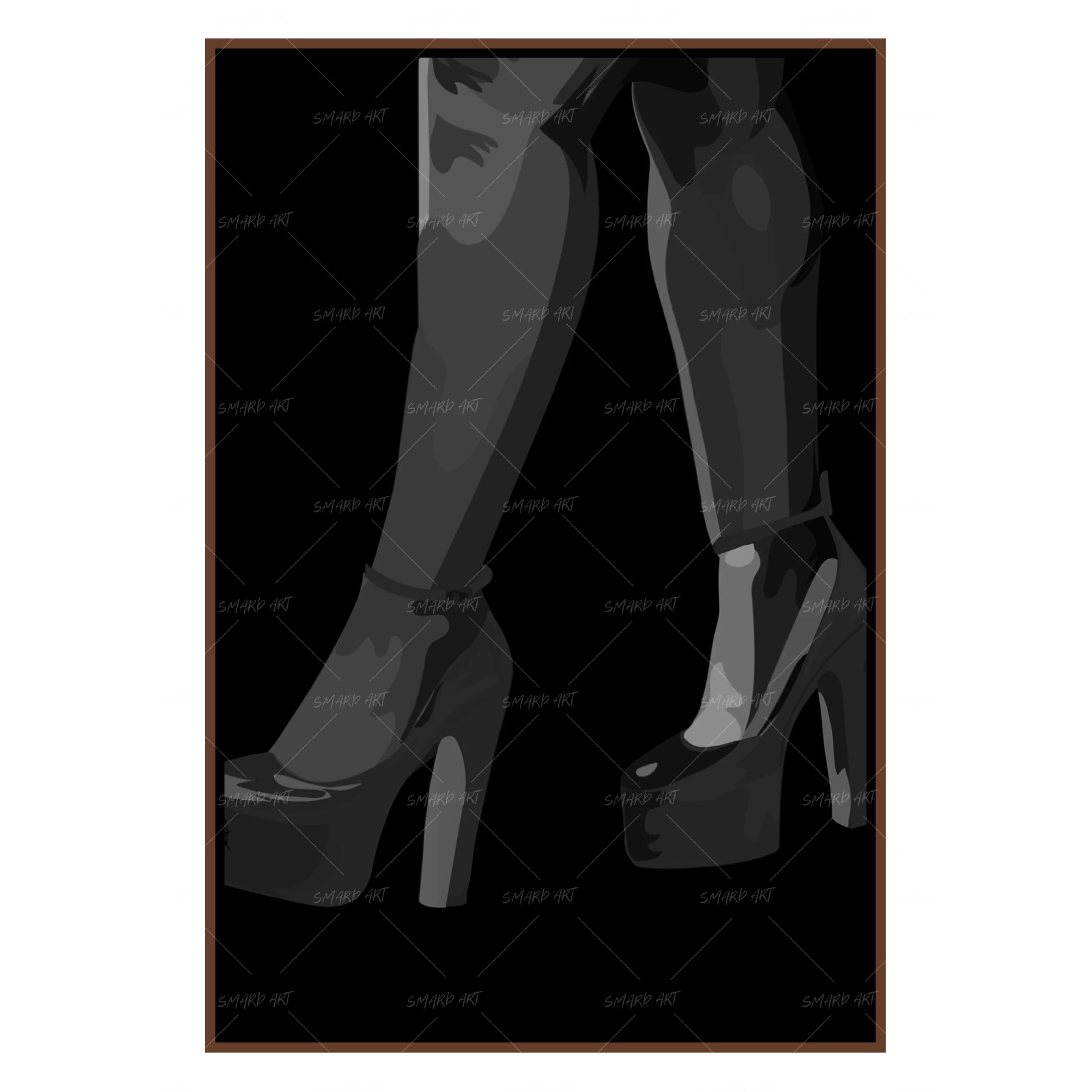 Strut Your Stuff Red B&W-Smard