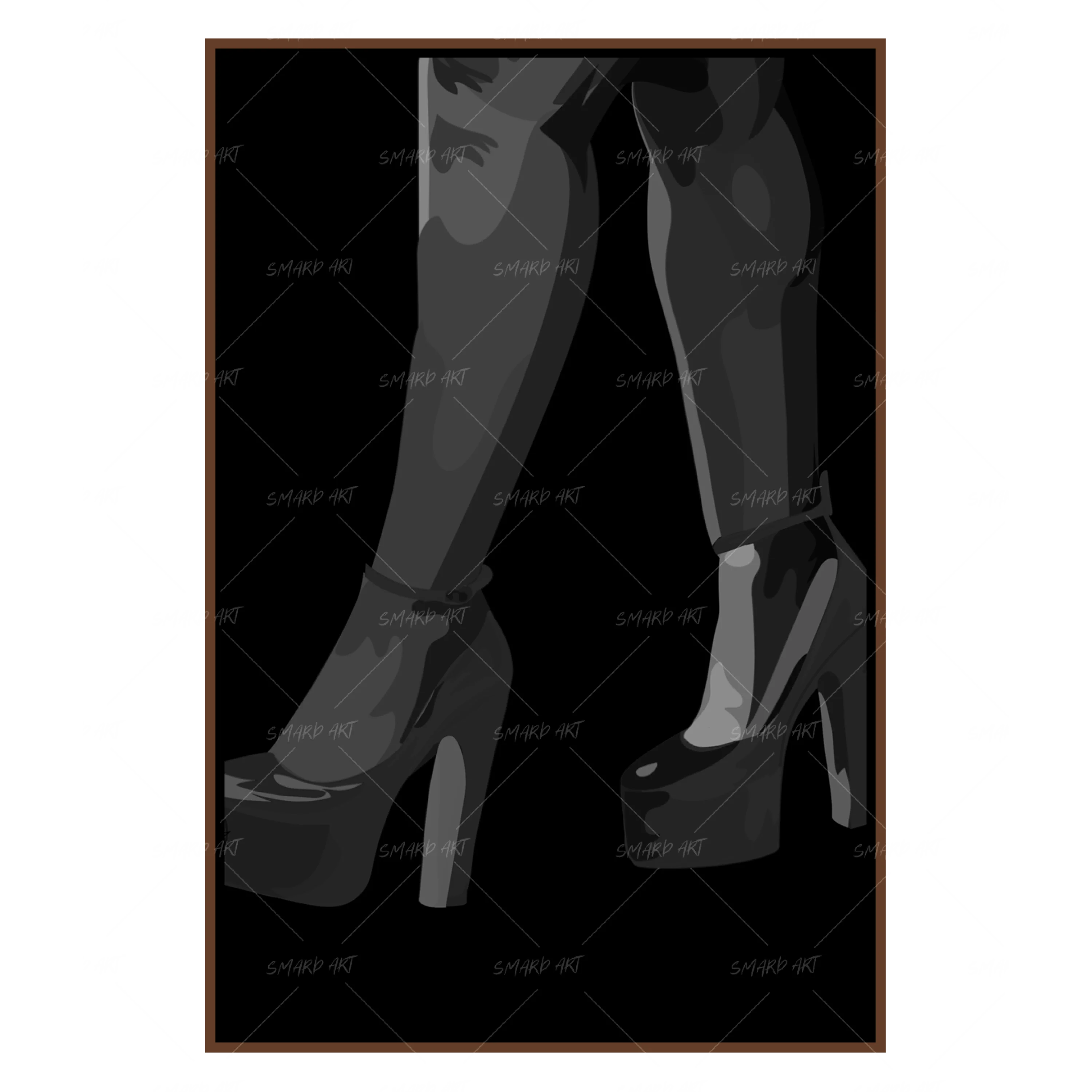 Strut Your Stuff Red B&W-Smard