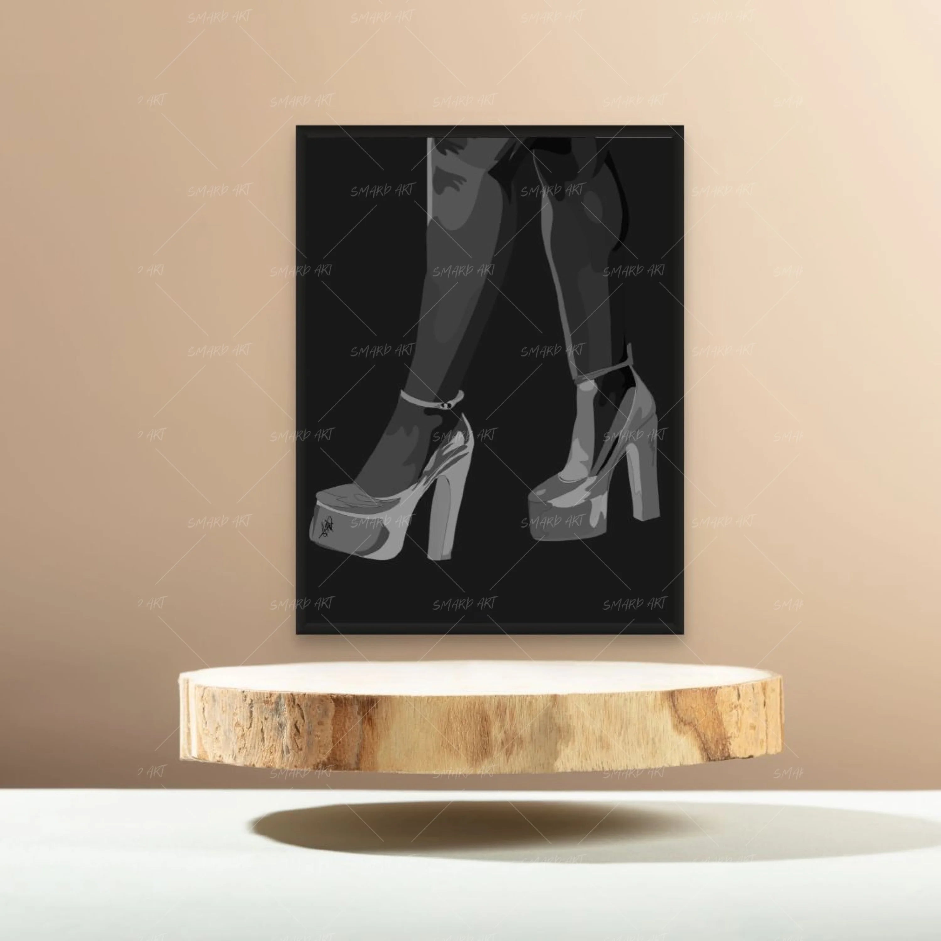 Strut Your Stuff Yellow B&W-Smard