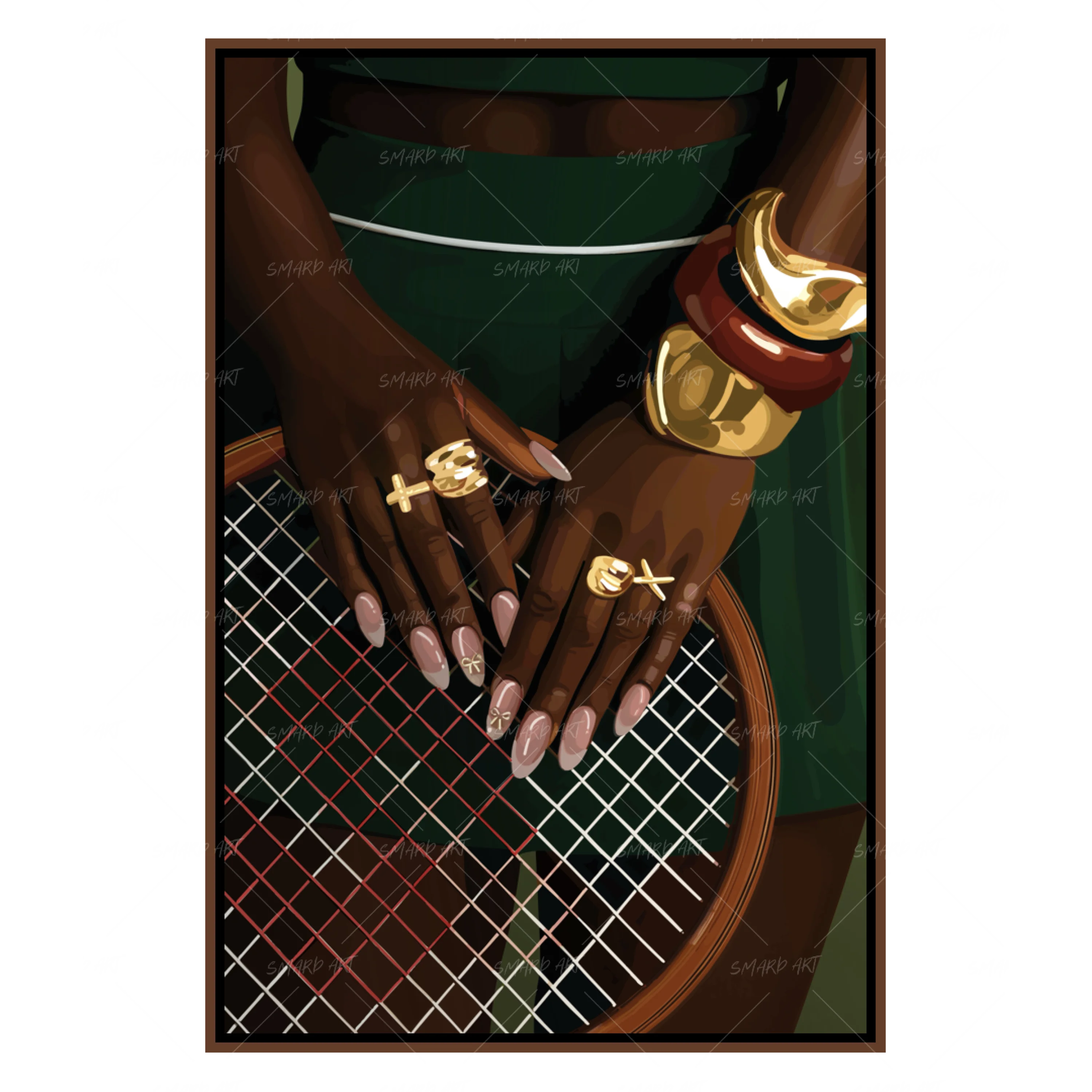 The Swing-wall art print featuring decorative artistic design suitable for living rooms, offices, and schools by SmardArt. Elevate your space with Black wall art that speaks to culture, identity, and creativity. At Smard, we celebrate artistry made with melanin, bringing powerful and inspiring designs to life.