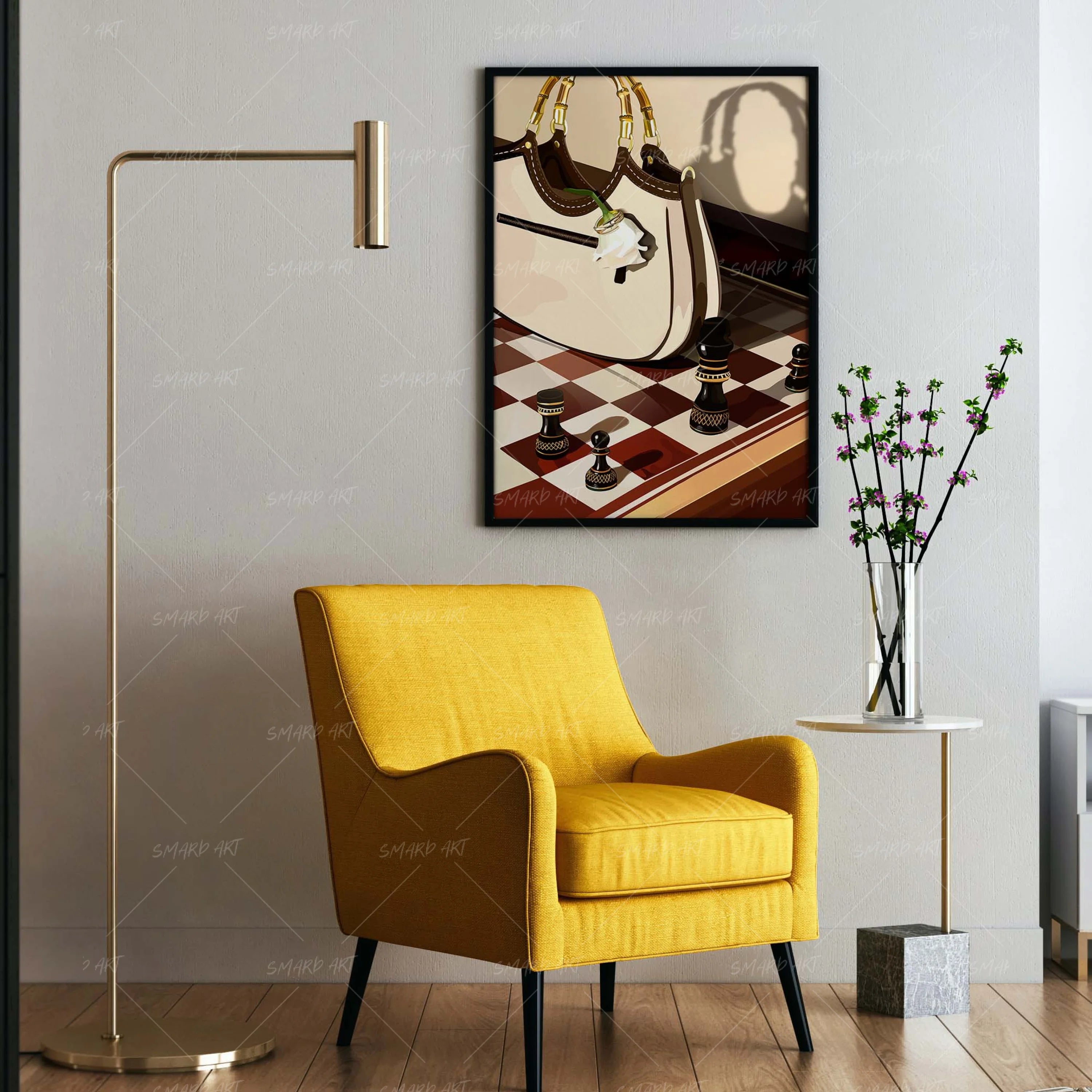 The Winning Move-wall art print featuring decorative artistic design suitable for living rooms, offices, and schools by SmardArt. Elevate your space with Black wall art that speaks to culture, identity, and creativity. At Smard, we celebrate artistry made with melanin, bringing powerful and inspiring designs to life.