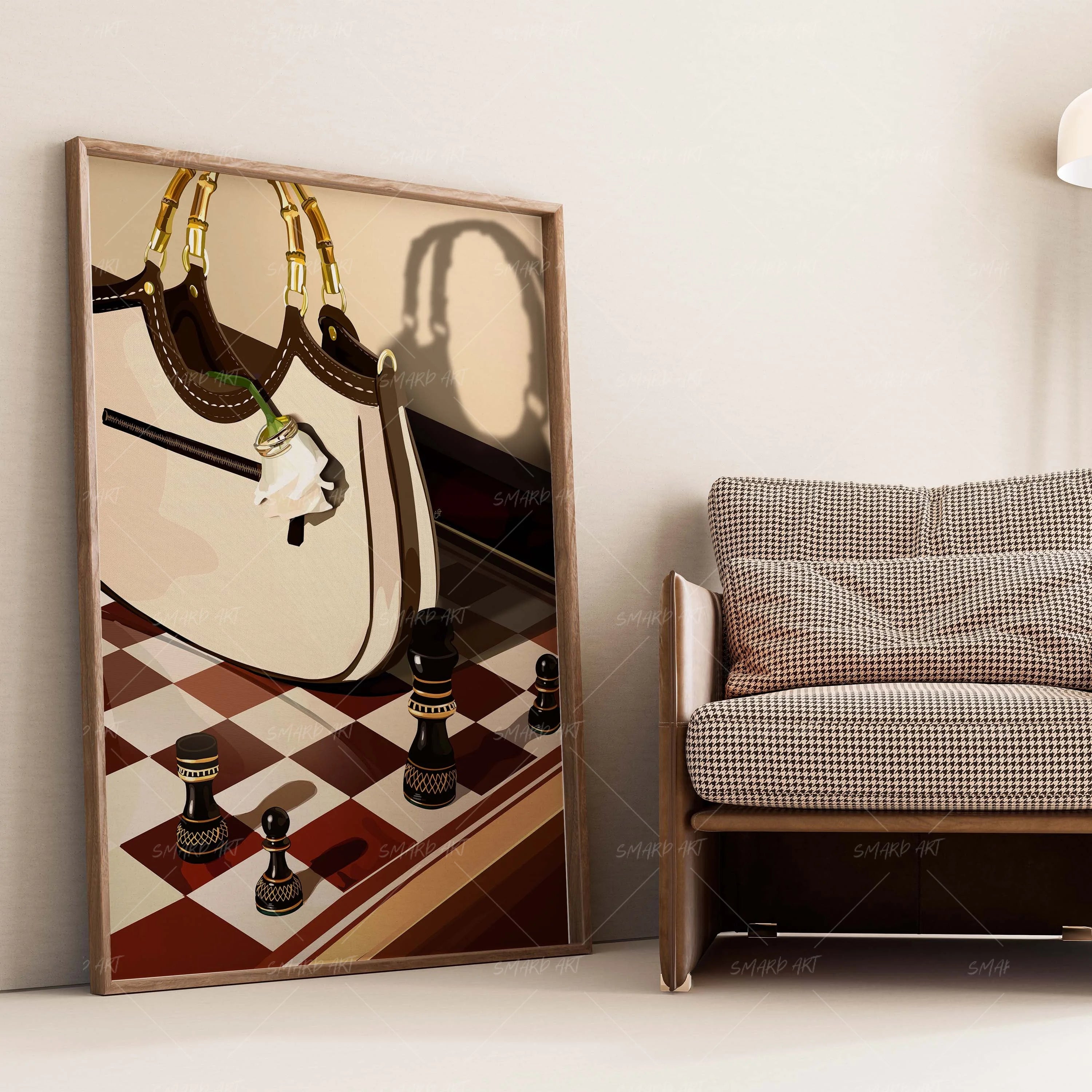 The Winning Move-wall art print featuring decorative artistic design suitable for living rooms, offices, and schools by SmardArt. Elevate your space with Black wall art that speaks to culture, identity, and creativity. At Smard, we celebrate artistry made with melanin, bringing powerful and inspiring designs to life.