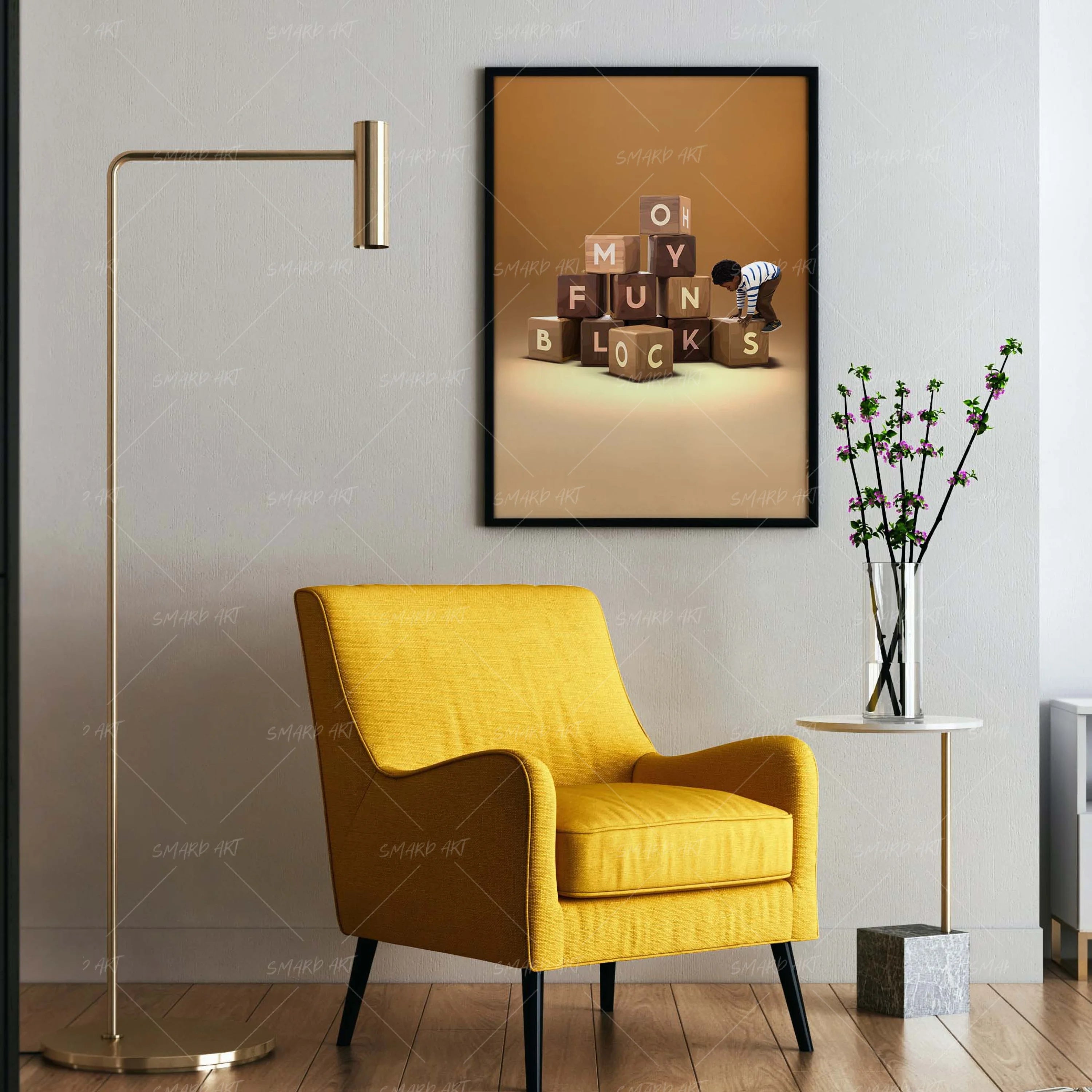 Top Block-wall art print featuring decorative artistic design suitable for living rooms, offices, and schools by SmardArt. Elevate your space with Black wall art that speaks to culture, identity, and creativity. At Smard, we celebrate artistry made with melanin, bringing powerful and inspiring designs to life.