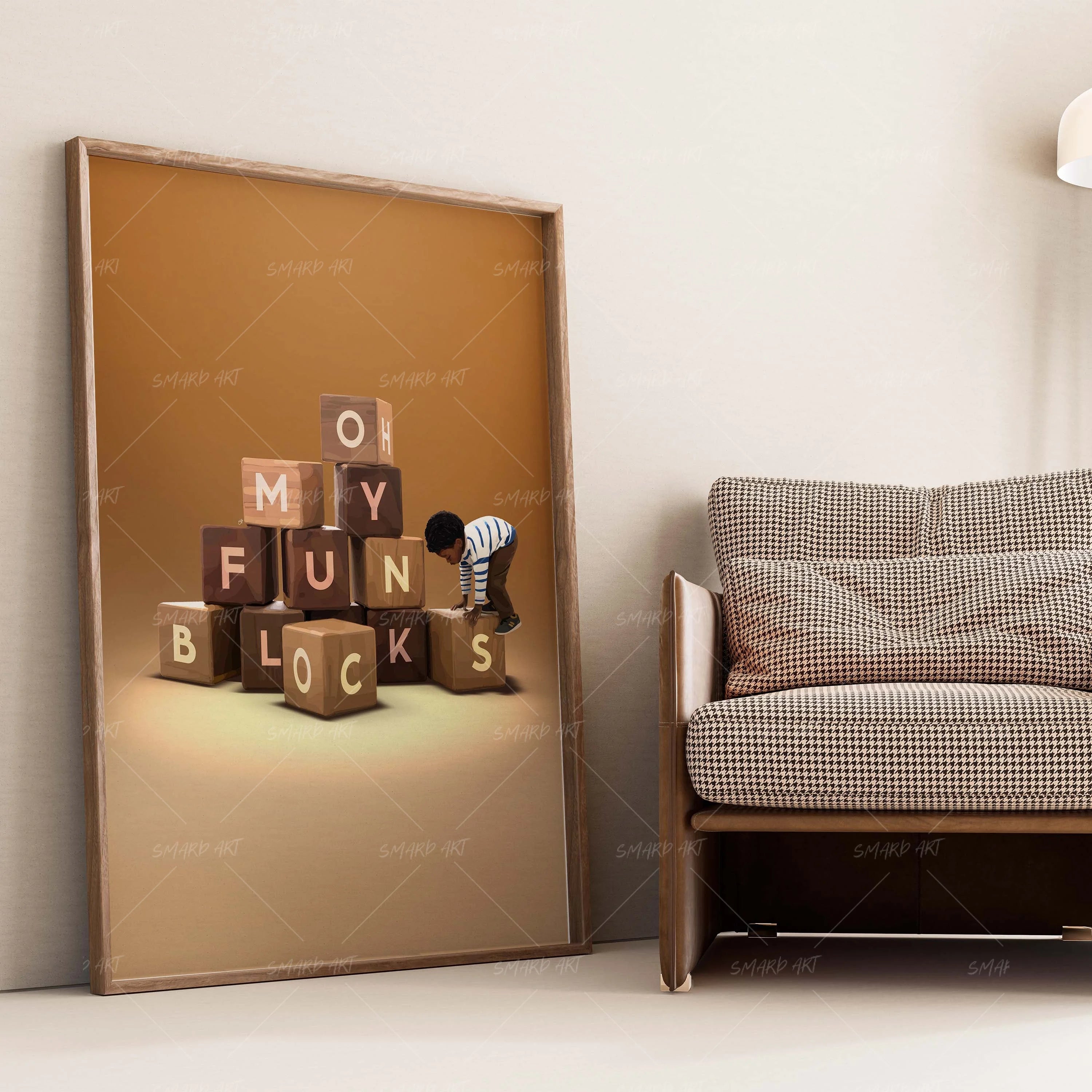 Top Block-wall art print featuring decorative artistic design suitable for living rooms, offices, and schools by SmardArt. Elevate your space with Black wall art that speaks to culture, identity, and creativity. At Smard, we celebrate artistry made with melanin, bringing powerful and inspiring designs to life.