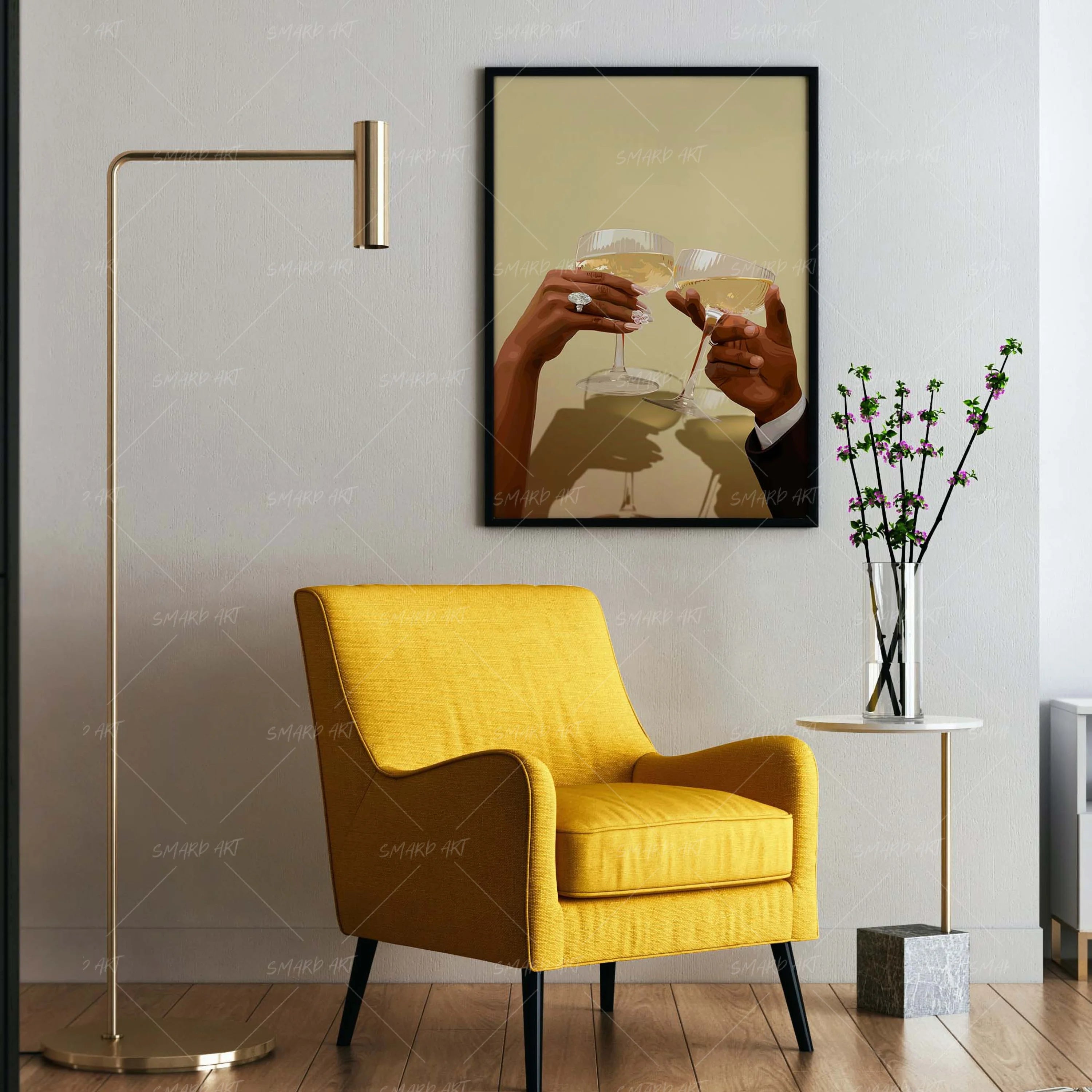 To Us-wall art print featuring decorative artistic design suitable for living rooms, offices, and schools by SmardArt. Elevate your space with Black wall art that speaks to culture, identity, and creativity. At Smard, we celebrate artistry made with melanin, bringing powerful and inspiring designs to life.