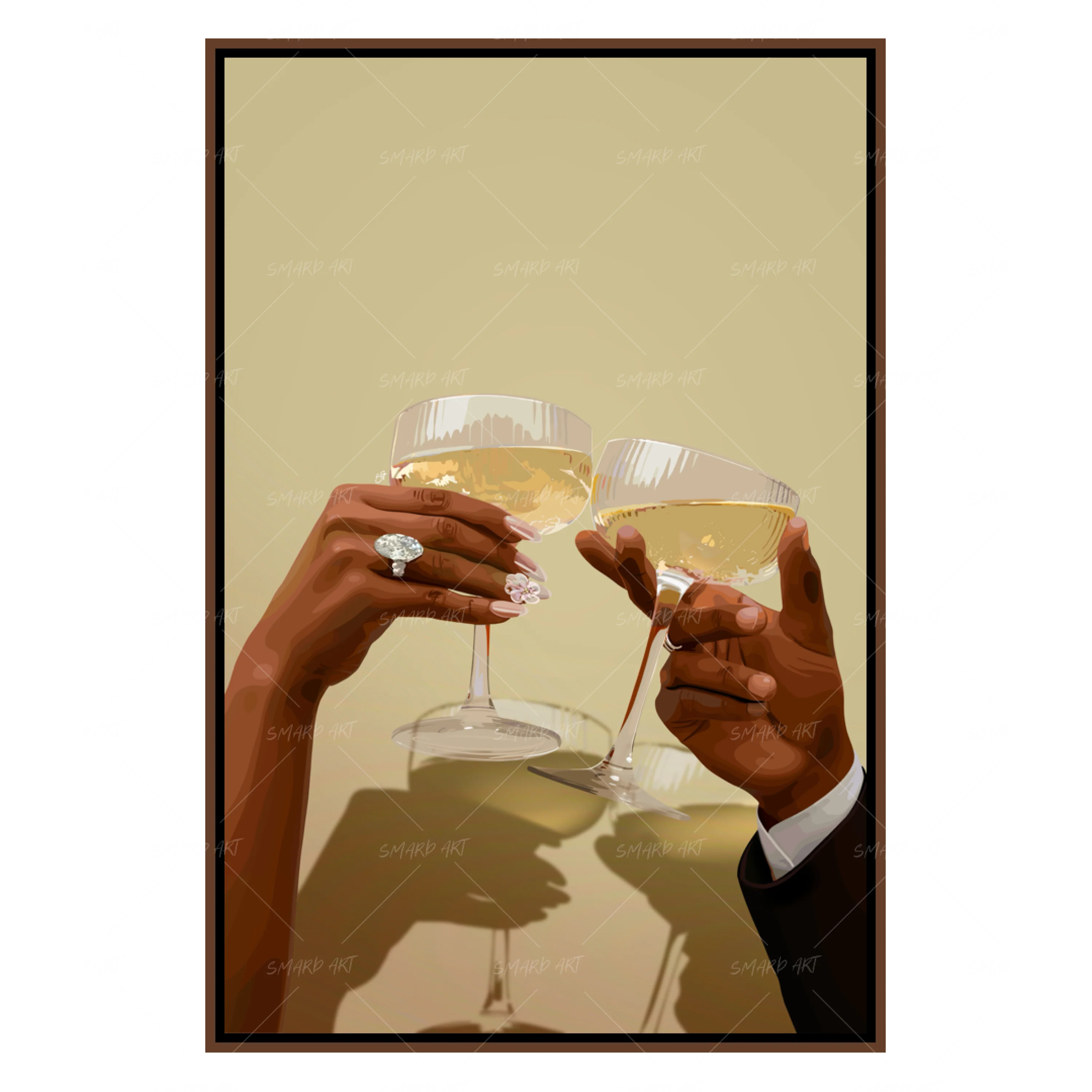 To Us-wall art print featuring decorative artistic design suitable for living rooms, offices, and schools by SmardArt. Elevate your space with Black wall art that speaks to culture, identity, and creativity. At Smard, we celebrate artistry made with melanin, bringing powerful and inspiring designs to life.