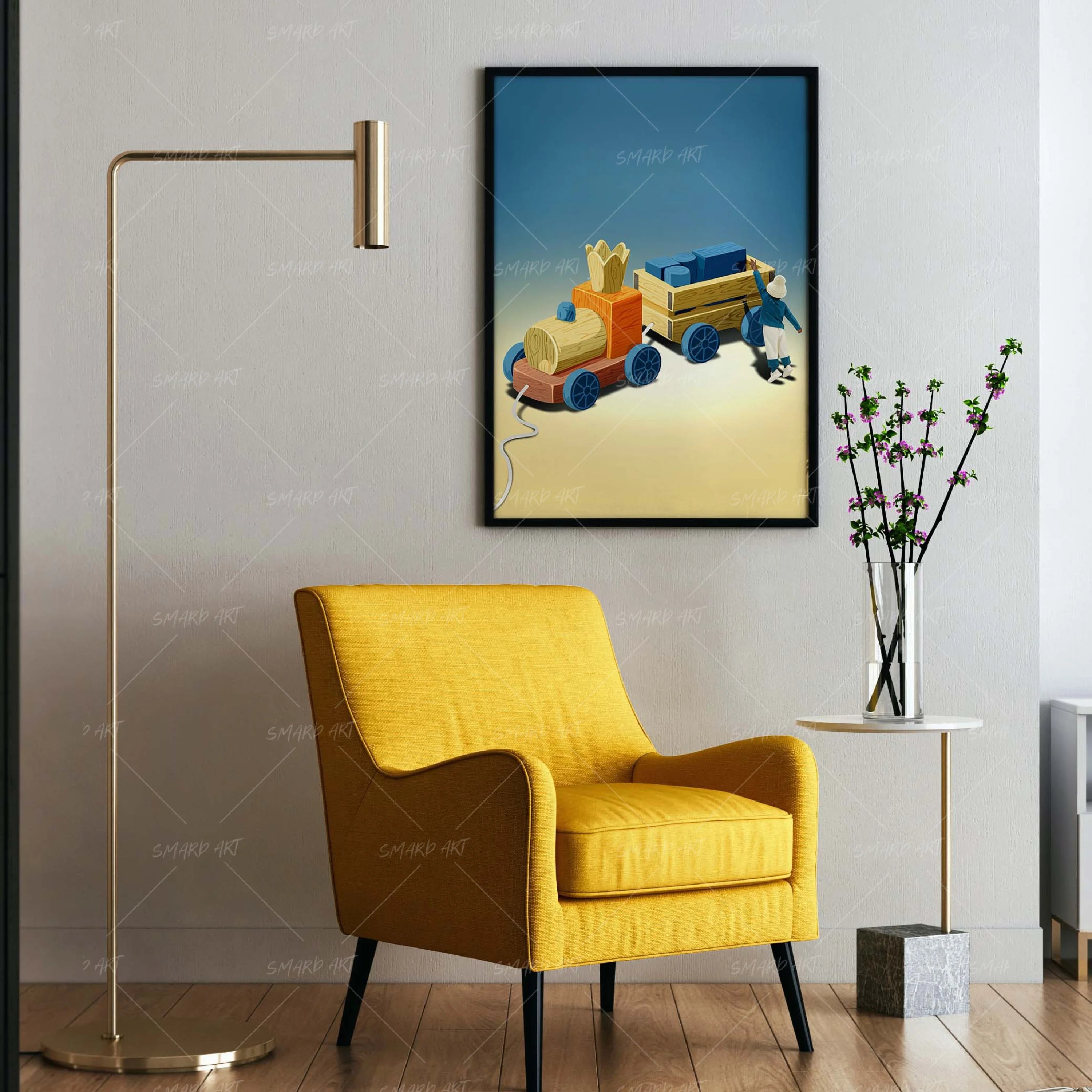 Track Tales-wall art print featuring decorative artistic design suitable for living rooms, offices, and schools by SmardArt. Elevate your space with Black wall art that speaks to culture, identity, and creativity. At Smard, we celebrate artistry made with melanin, bringing powerful and inspiring designs to life.