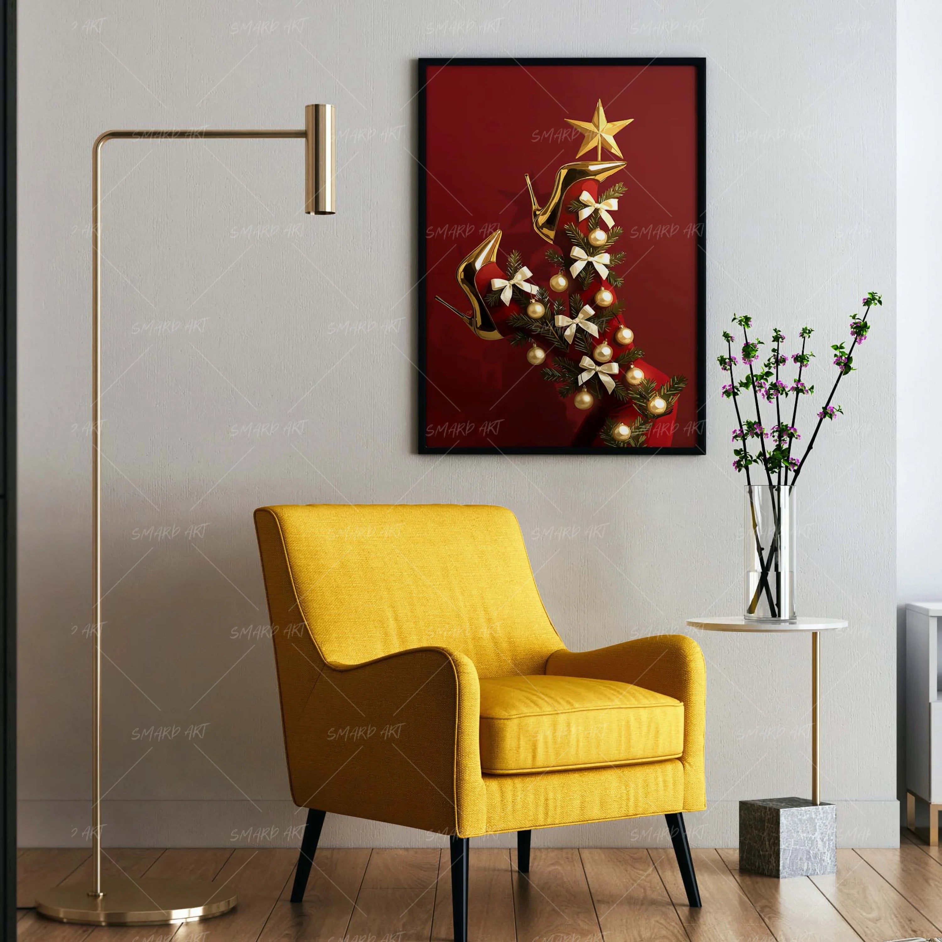 Twinkled Grace-wall art print featuring decorative artistic design suitable for living rooms, offices, and schools by SmardArt. Elevate your space with Black wall art that speaks to culture, identity, and creativity. At Smard, we celebrate artistry made with melanin, bringing powerful and inspiring designs to life.