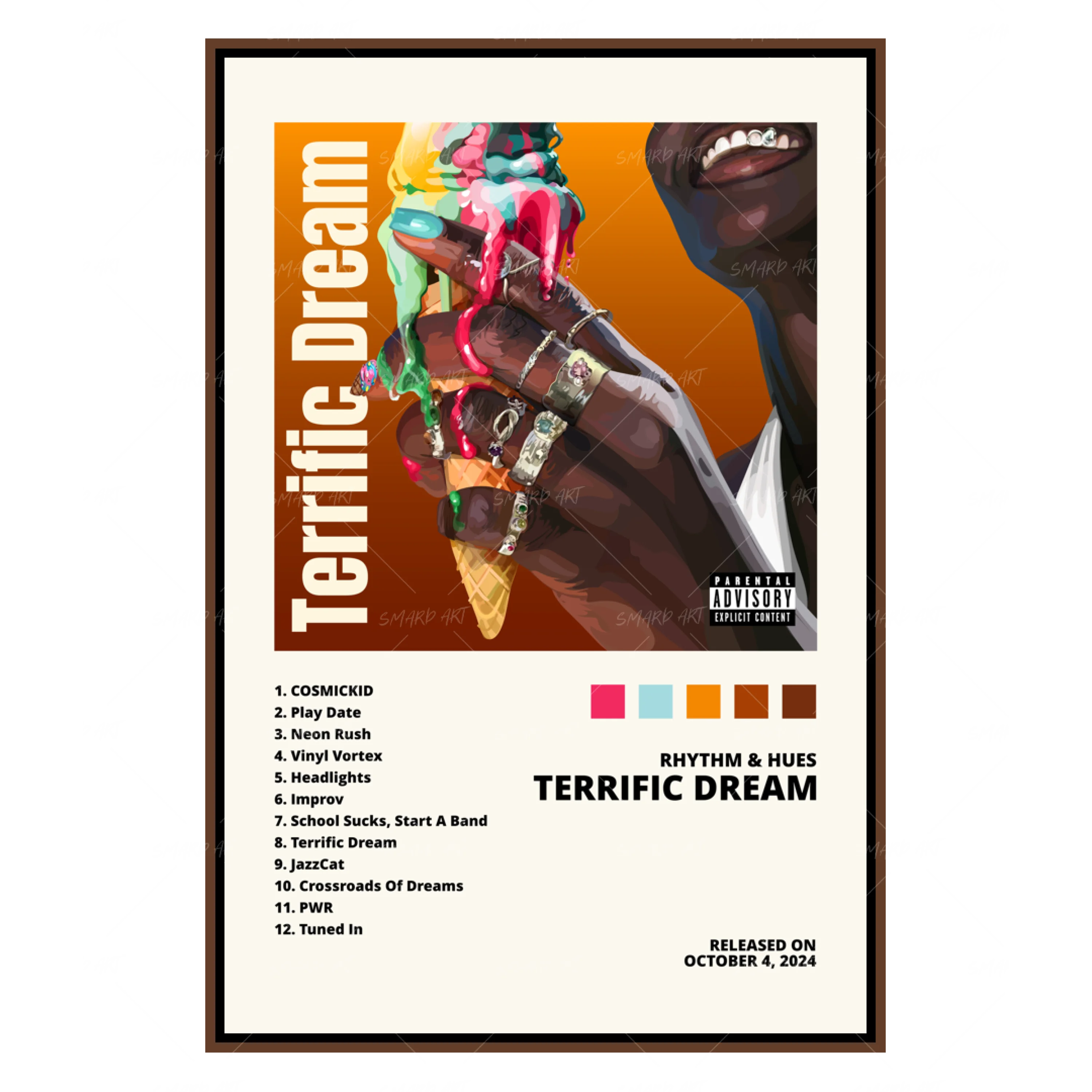 Terrific Dream Poster-Smard