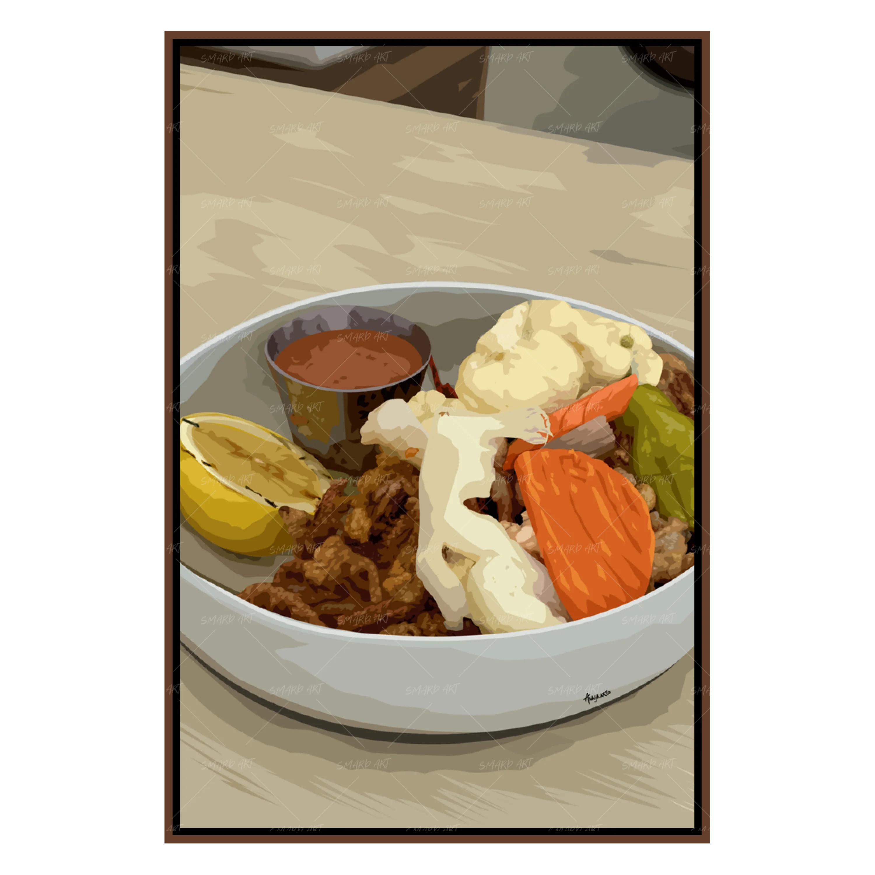 Veggies and Calamari (Smard X Anaya)-Smard