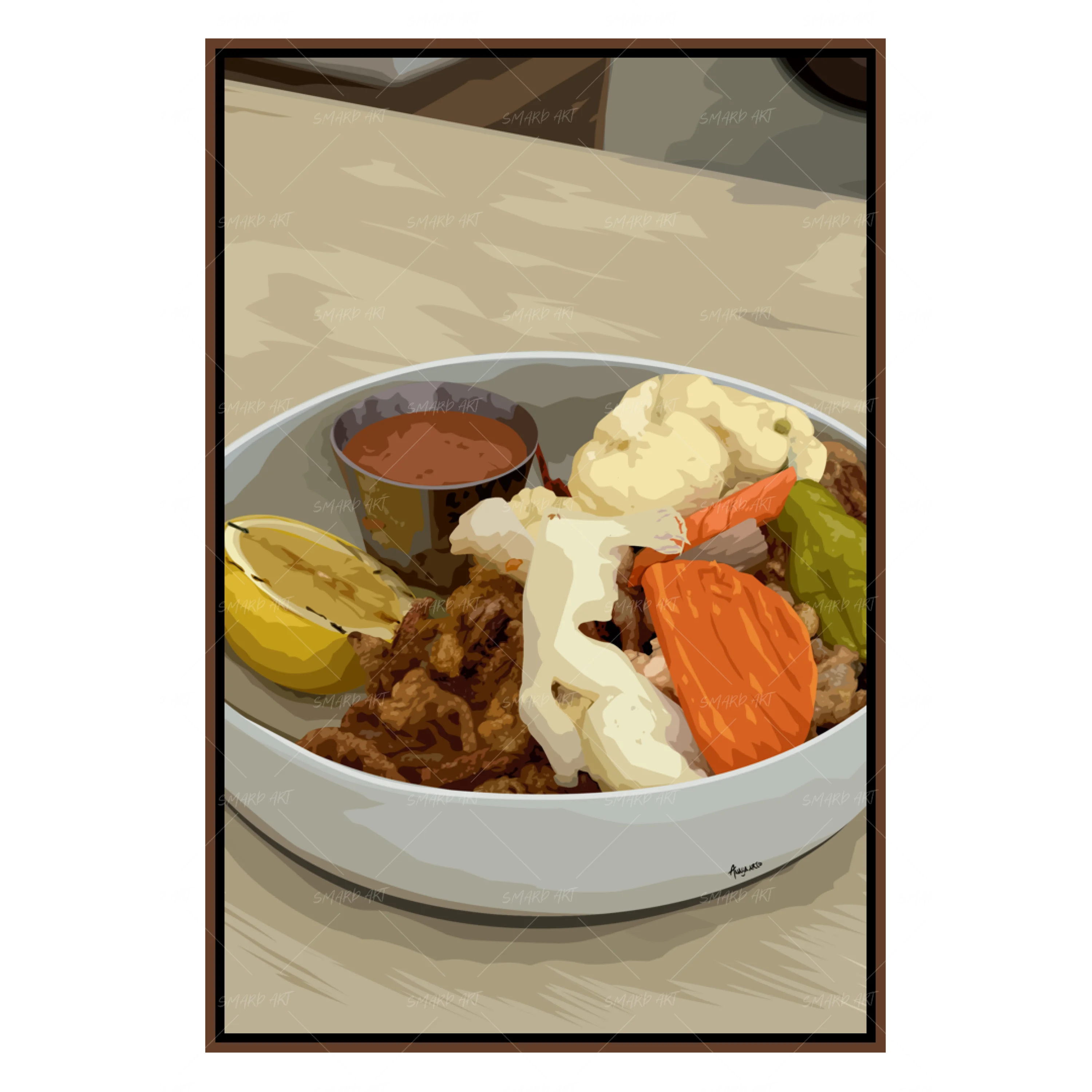 Veggies and Calamari (Smard X Anaya)-Smard