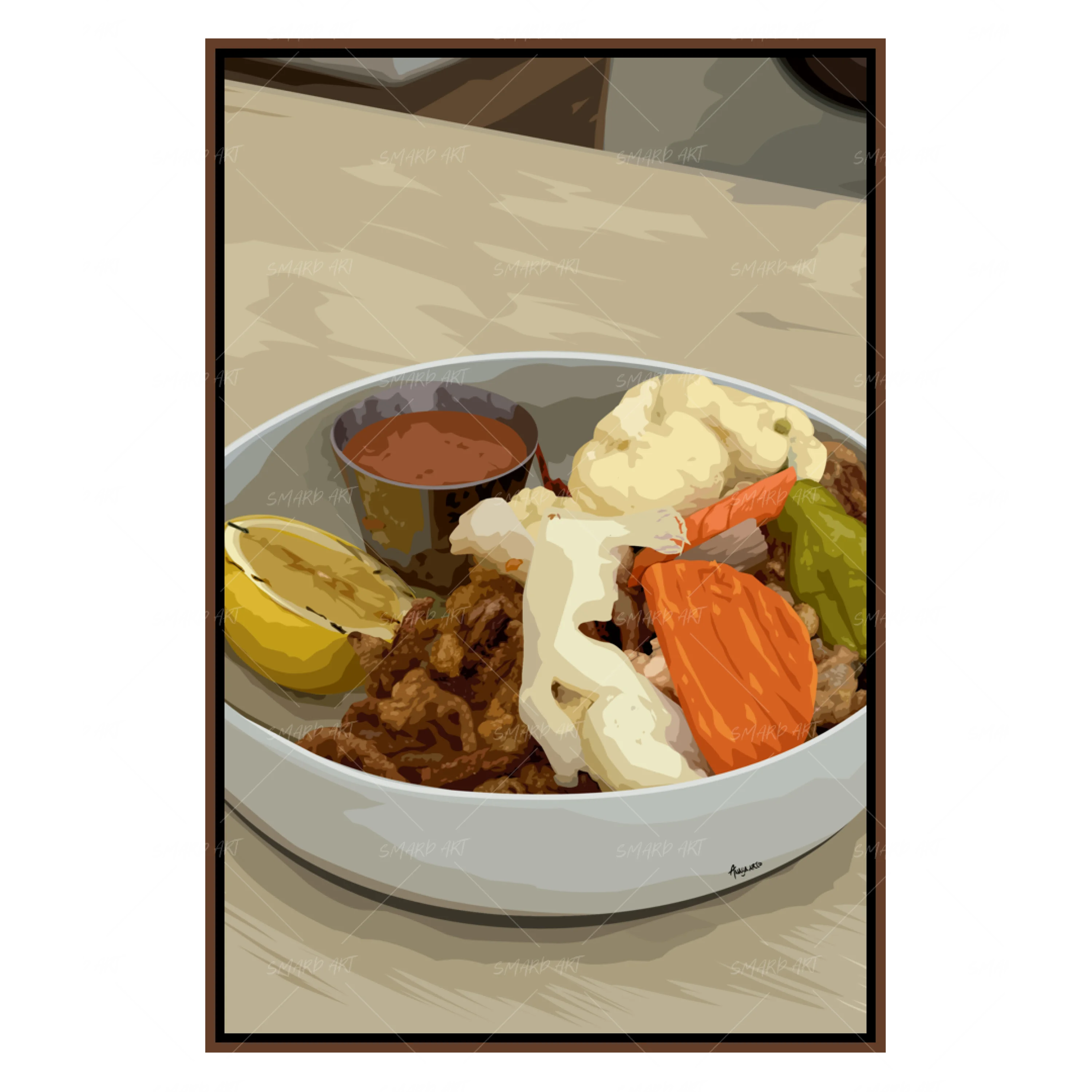 Veggies and Calamari (Smard X Anaya)-Smard