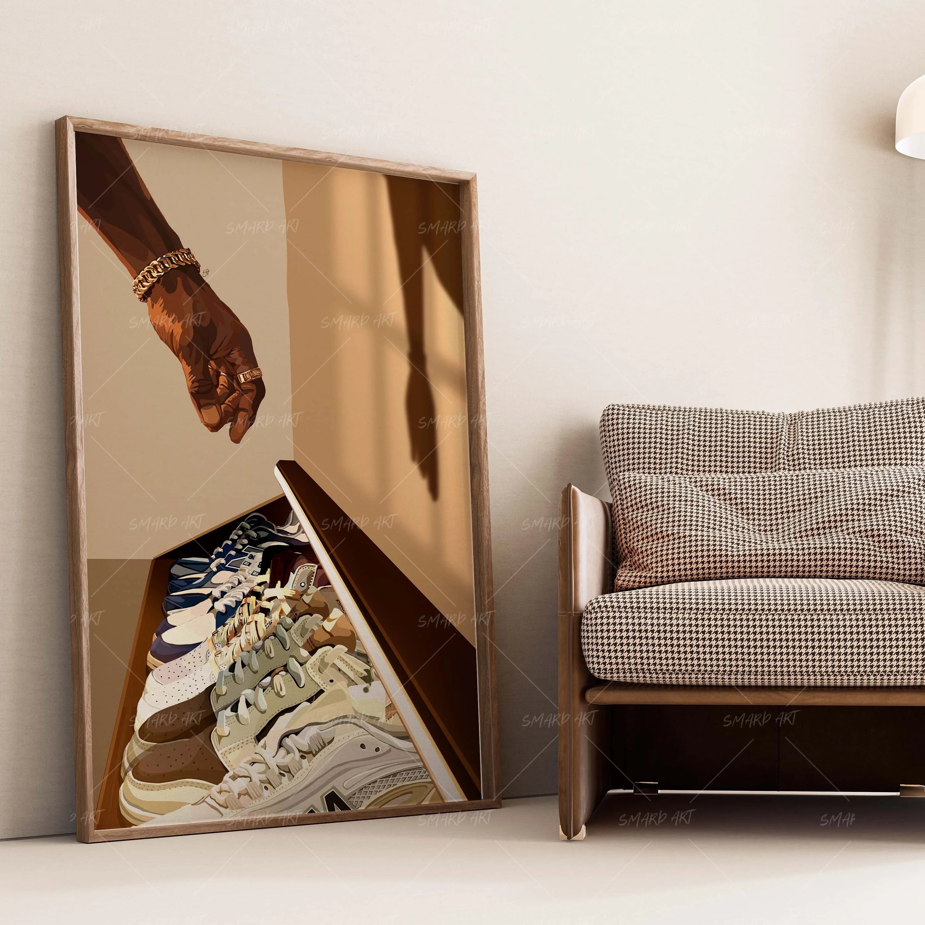 Which Pair-wall art print featuring decorative artistic design suitable for living rooms, offices, and schools by SmardArt. Elevate your space with Black wall art that speaks to culture, identity, and creativity. At Smard, we celebrate artistry made with melanin, bringing powerful and inspiring designs to life.