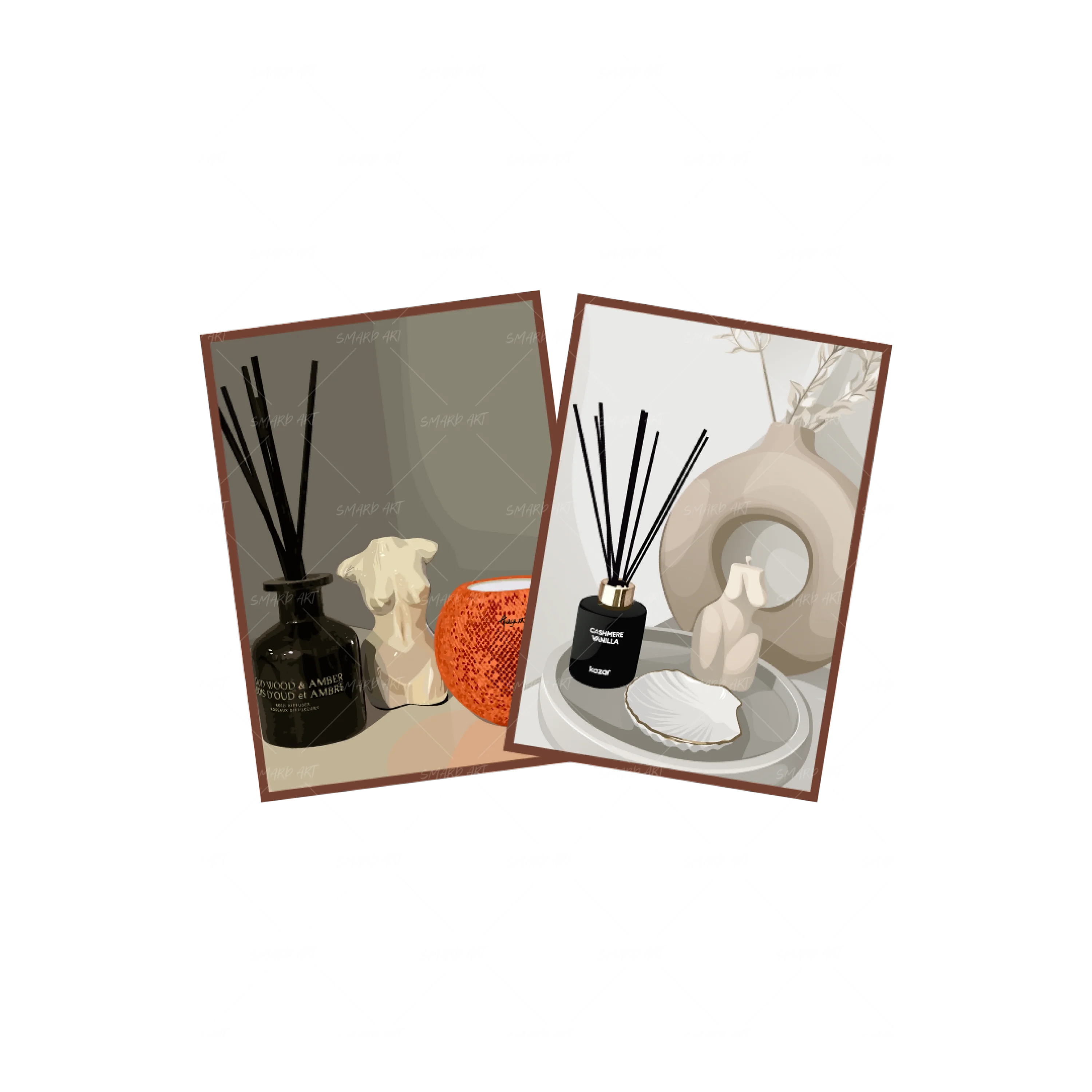Art Print Bundle : Home Decor + Home Decor II