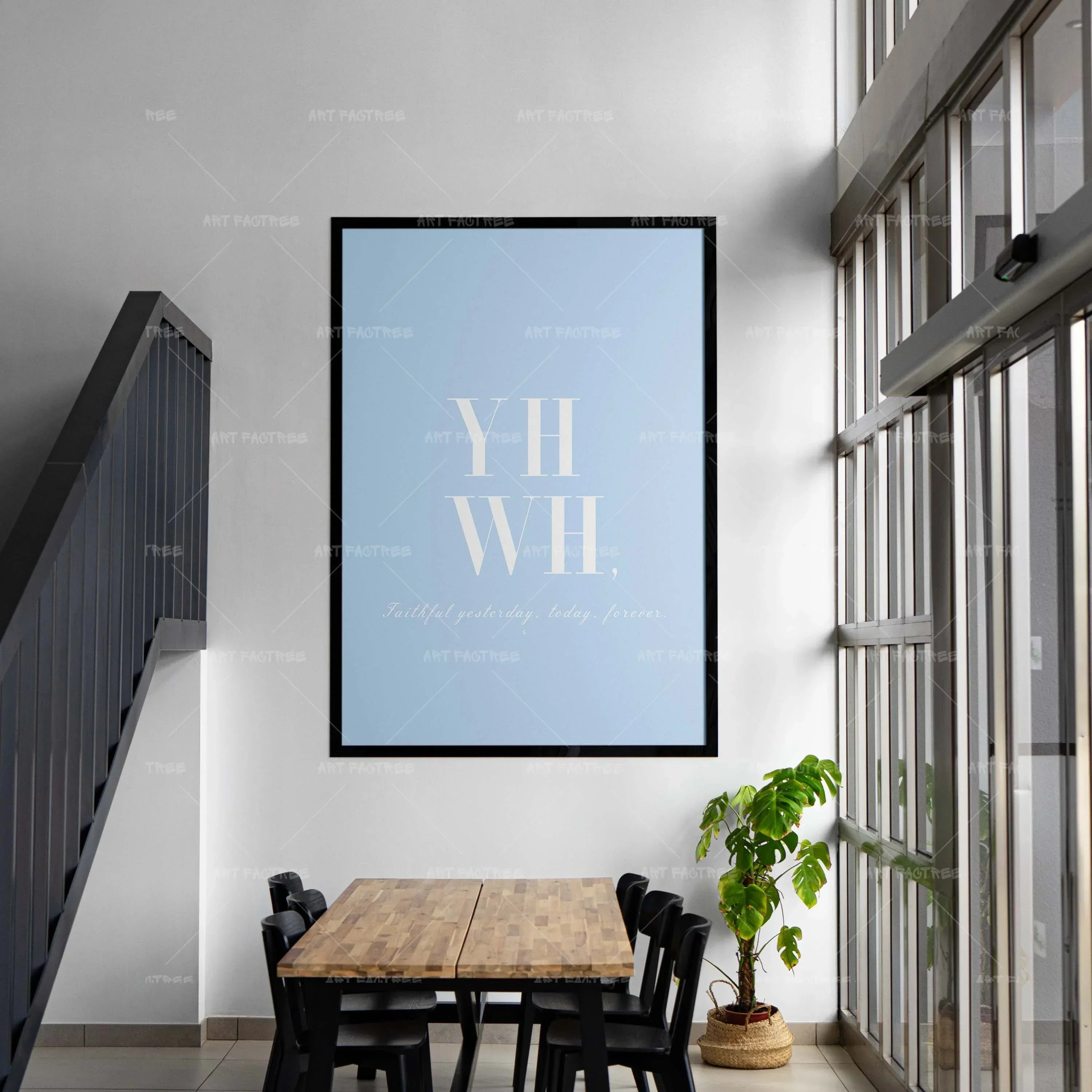 YHWH (Smard X Anaya)-wall art print featuring decorative artistic design suitable for living rooms, offices, and schools by SmardArt. Elevate your space with Black wall art that speaks to culture, identity, and creativity. At Smard, we celebrate artistry made with melanin, bringing powerful and inspiring designs to life.