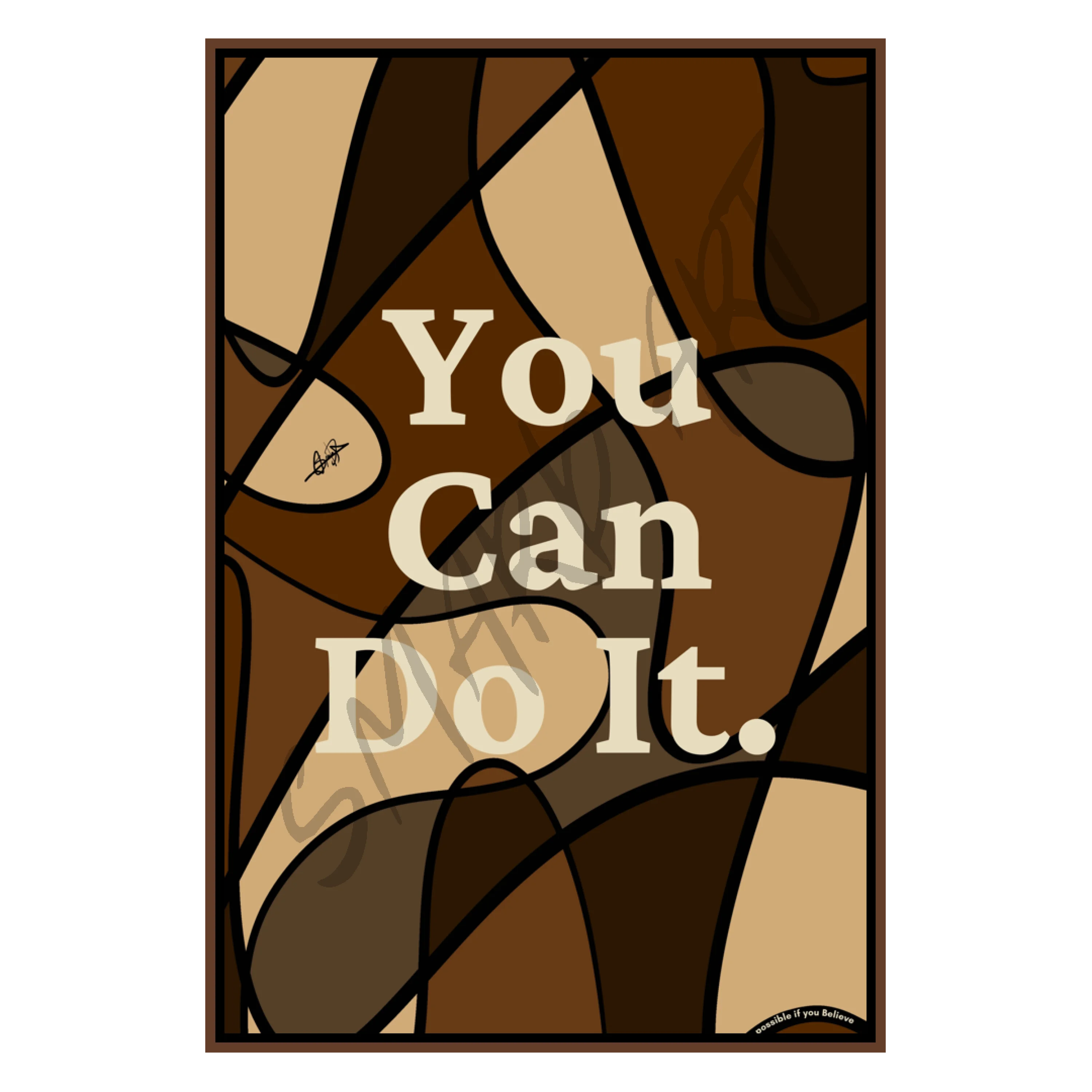 You Can Do It (Abstract)-Smard