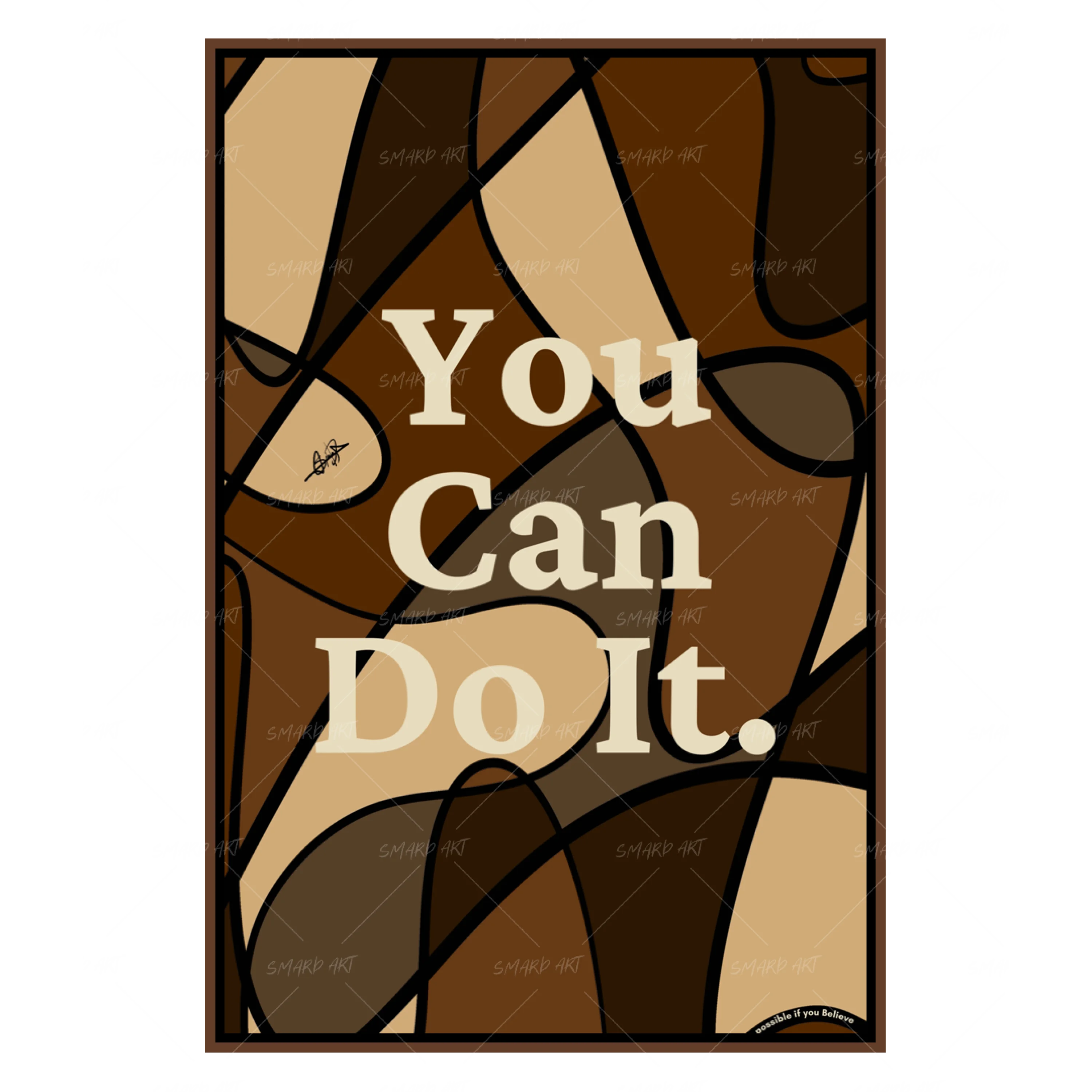 You Can Do It (Abstract)-Smard