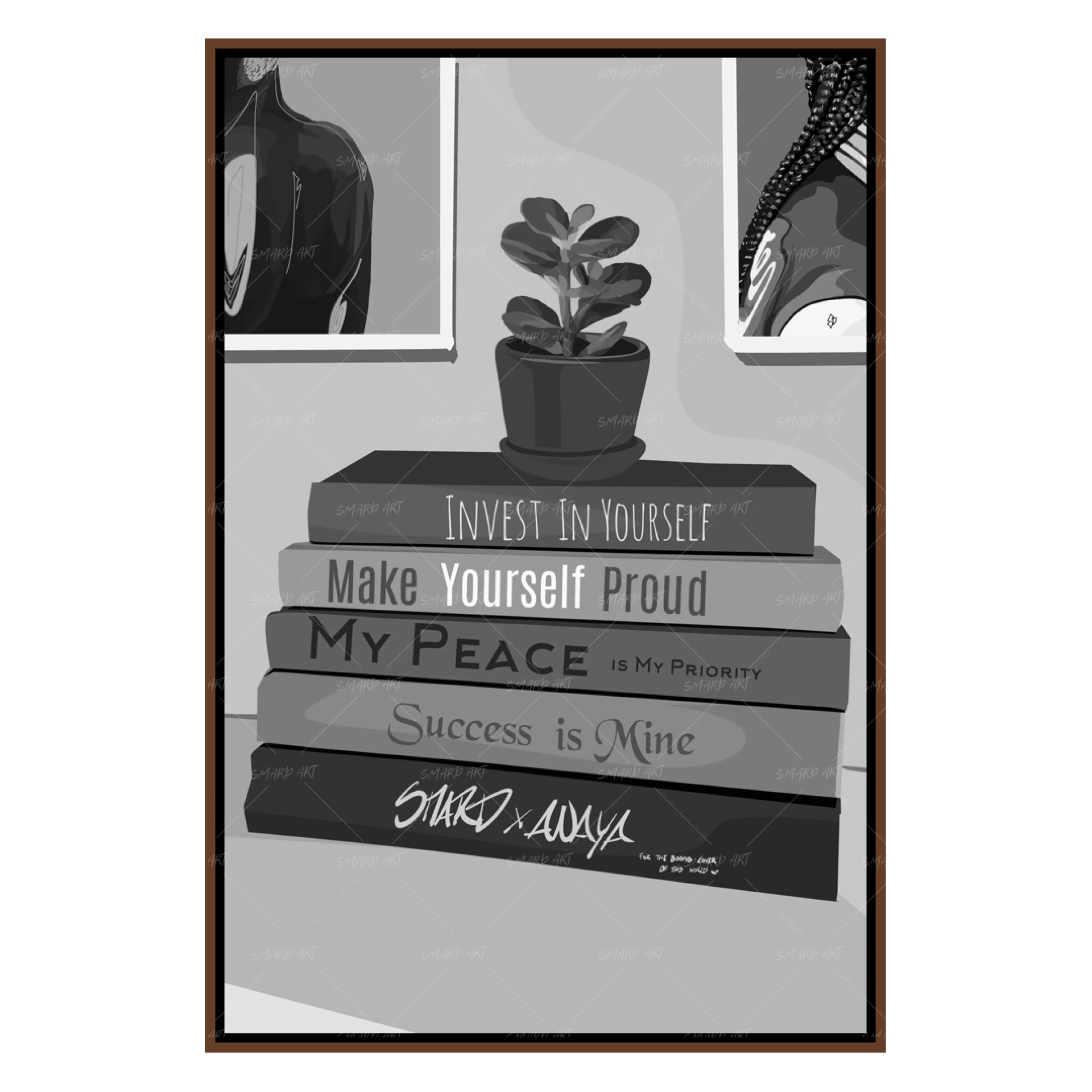 Bookslover (Smard X Anaya) B&W-Smard