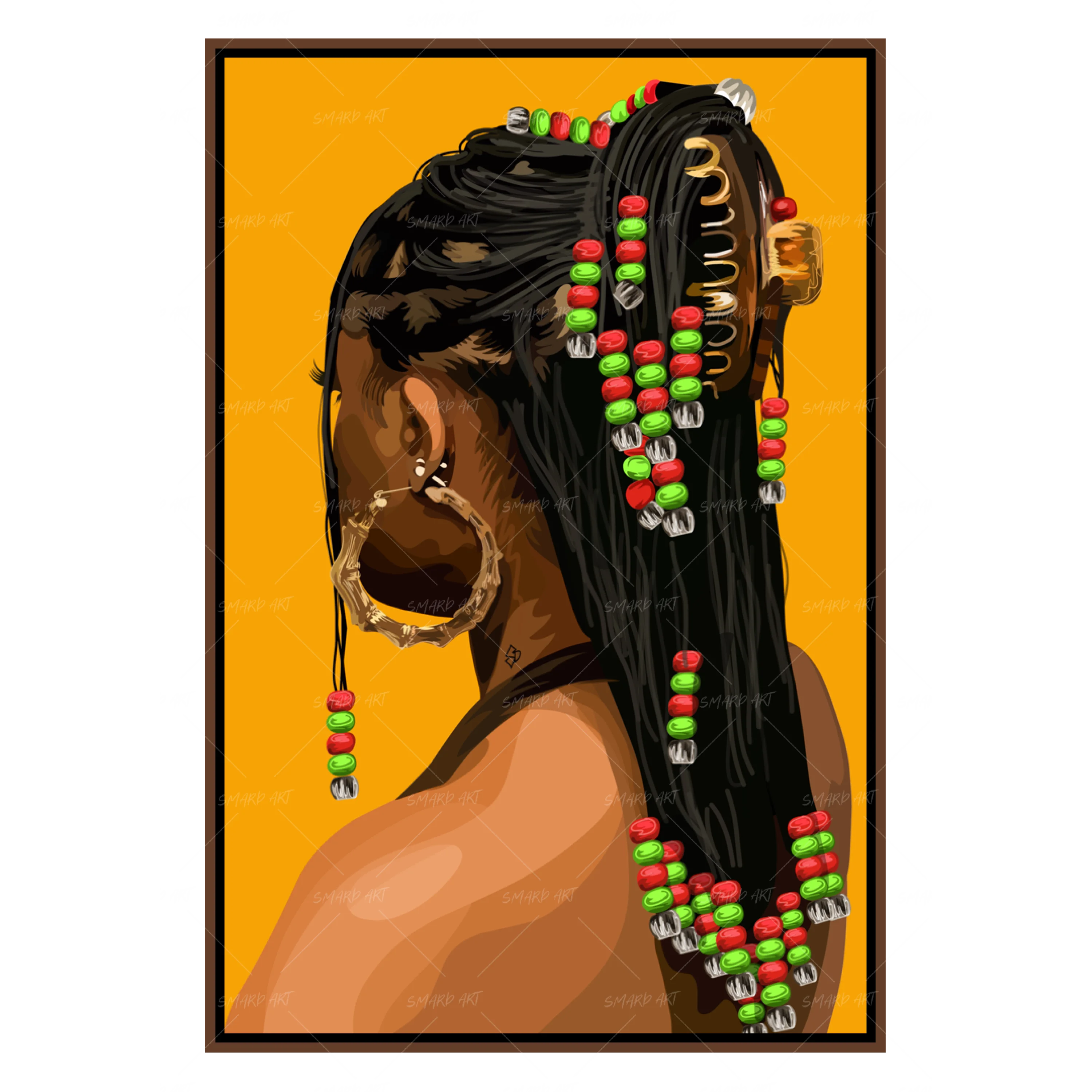 Beaded Beauty II-Smard