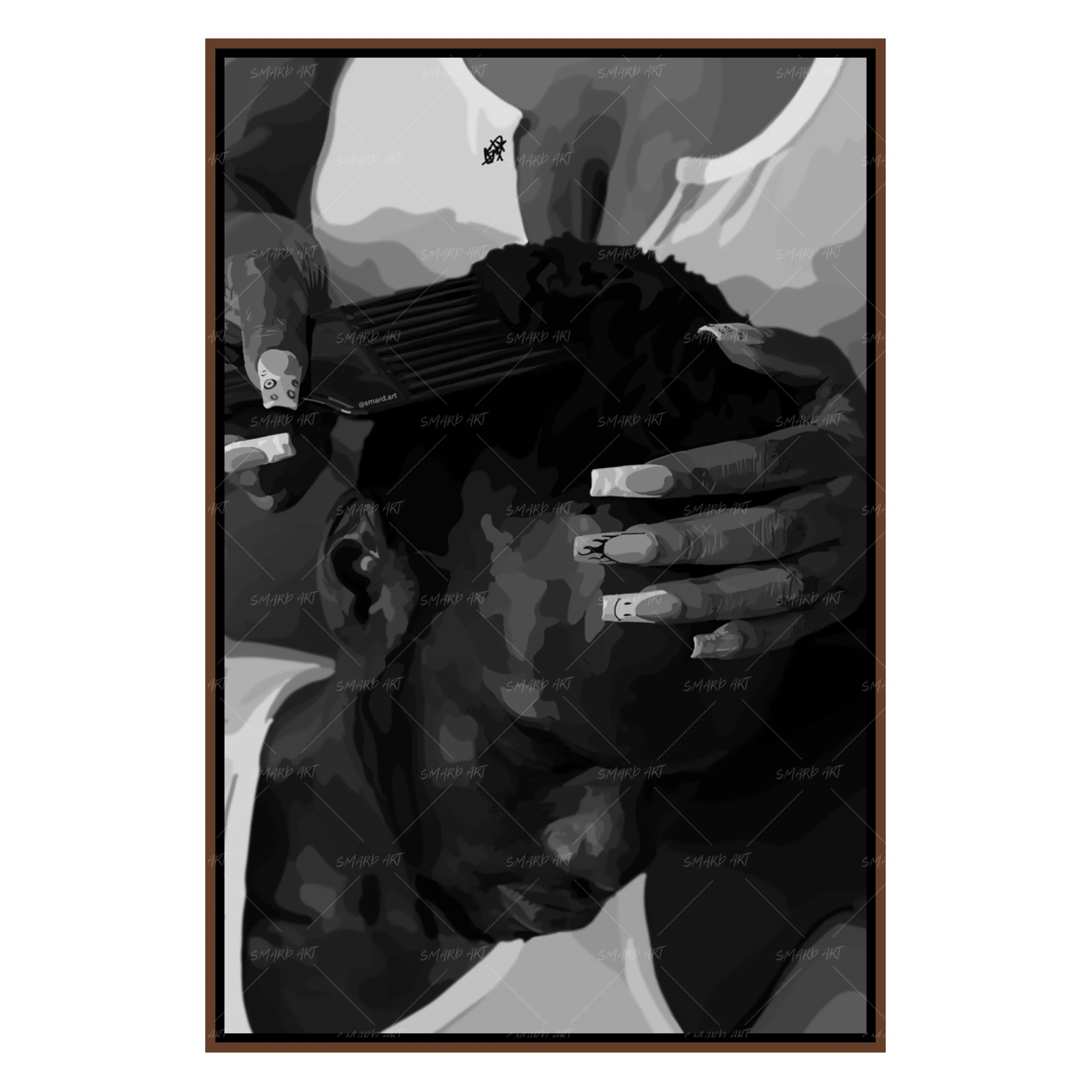 Black Love III B&W-Smard