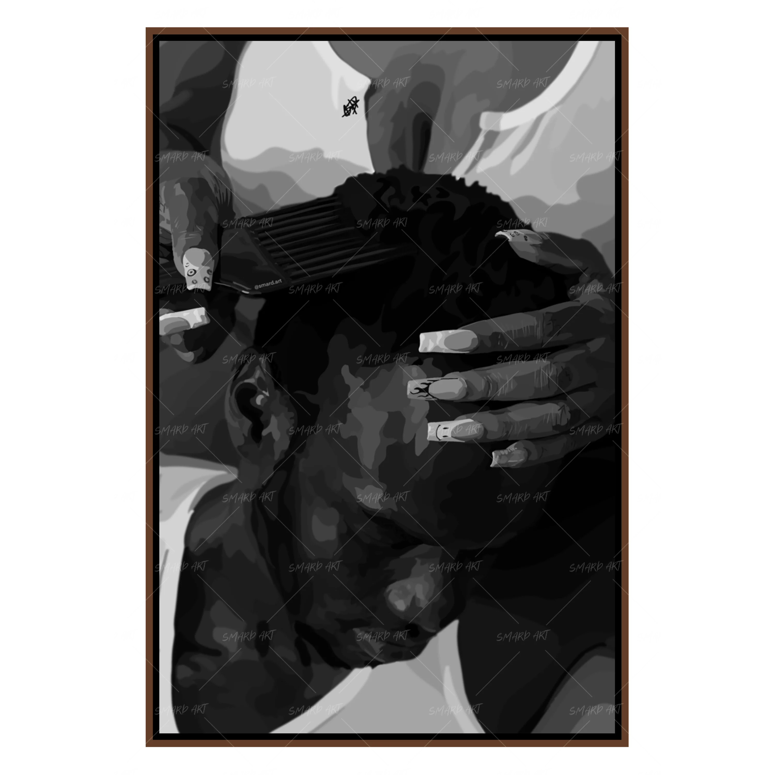 Black Love III B&W-Smard