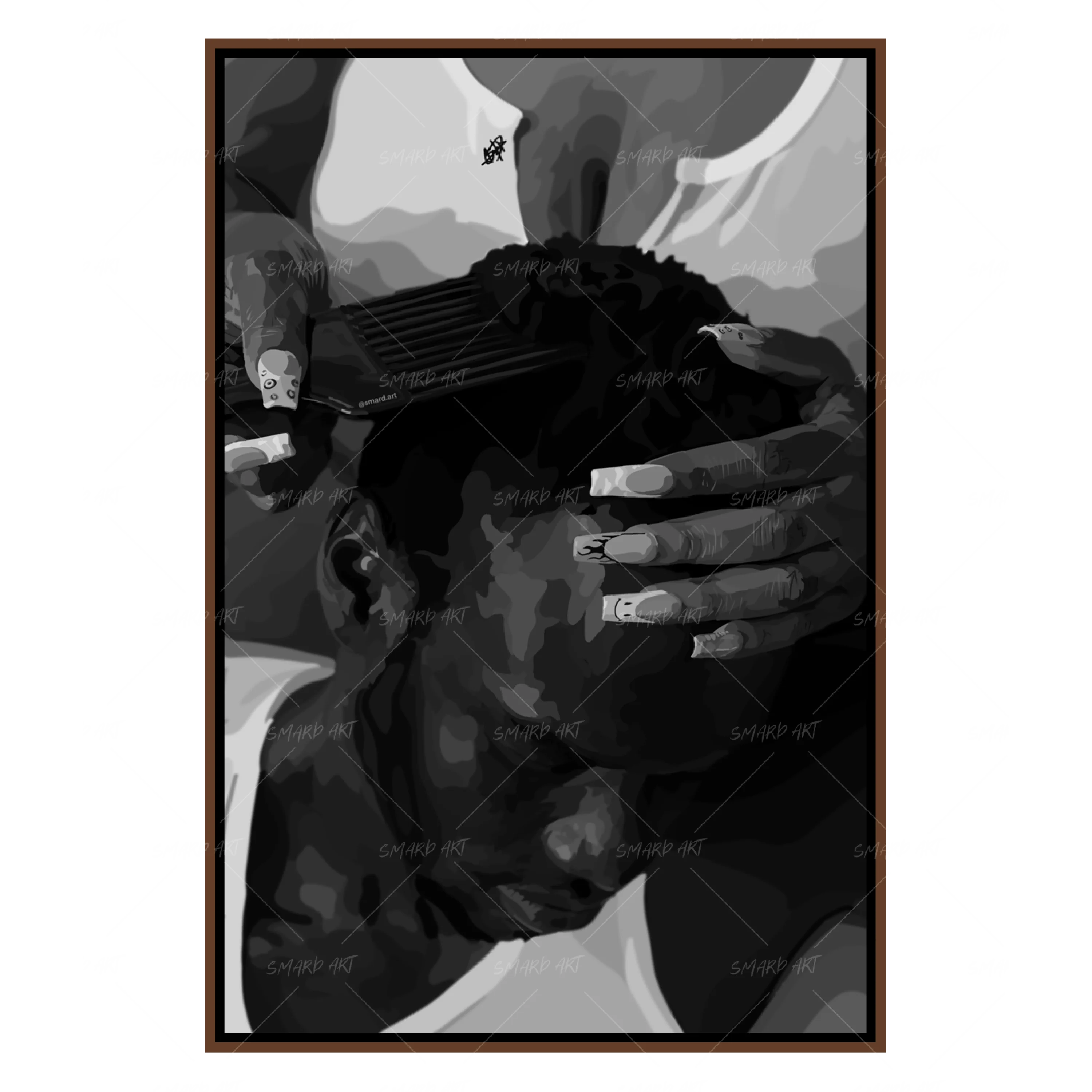 Black Love III B&W-Smard