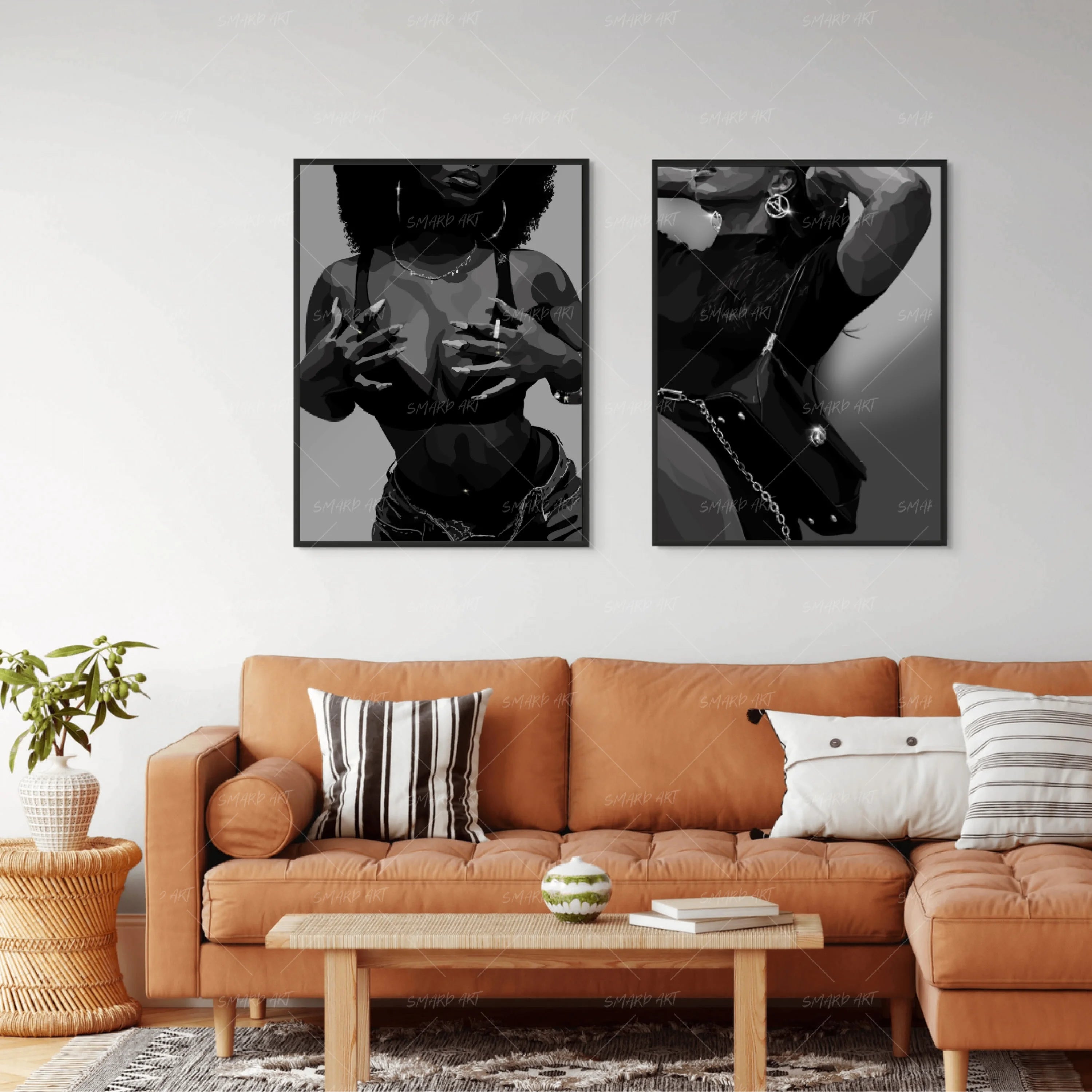 A Black Woman B&W-Smard