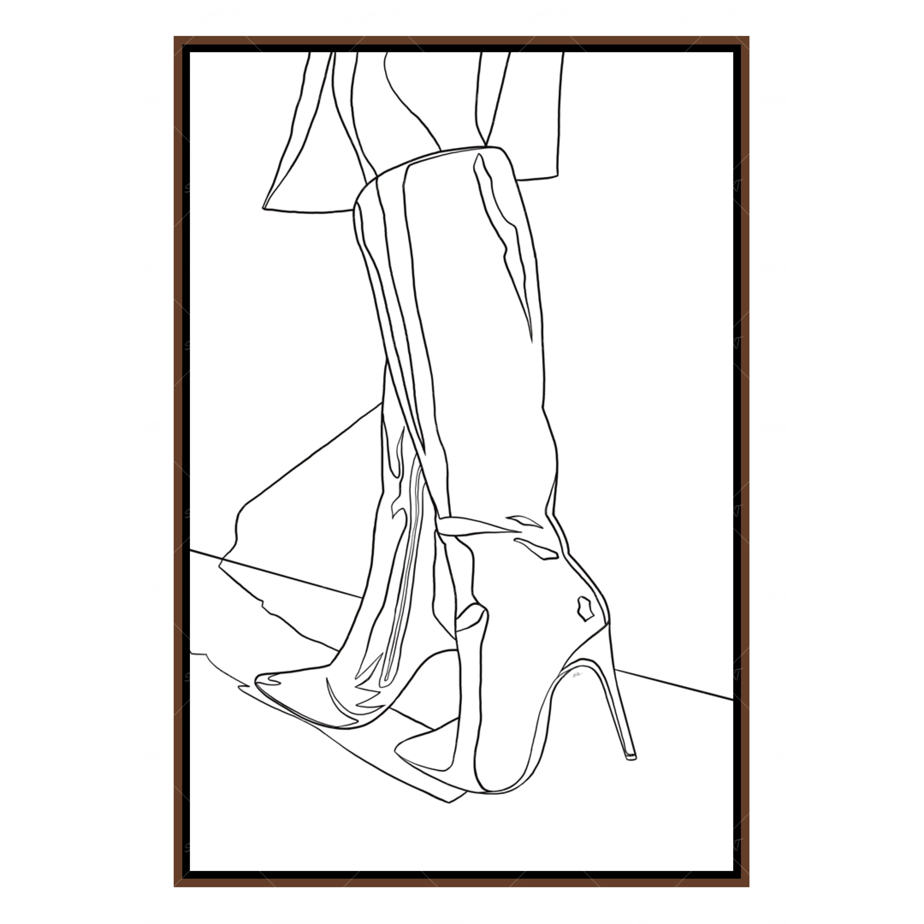 Blue Boots Lineart (Smard X Anaya)-Smard