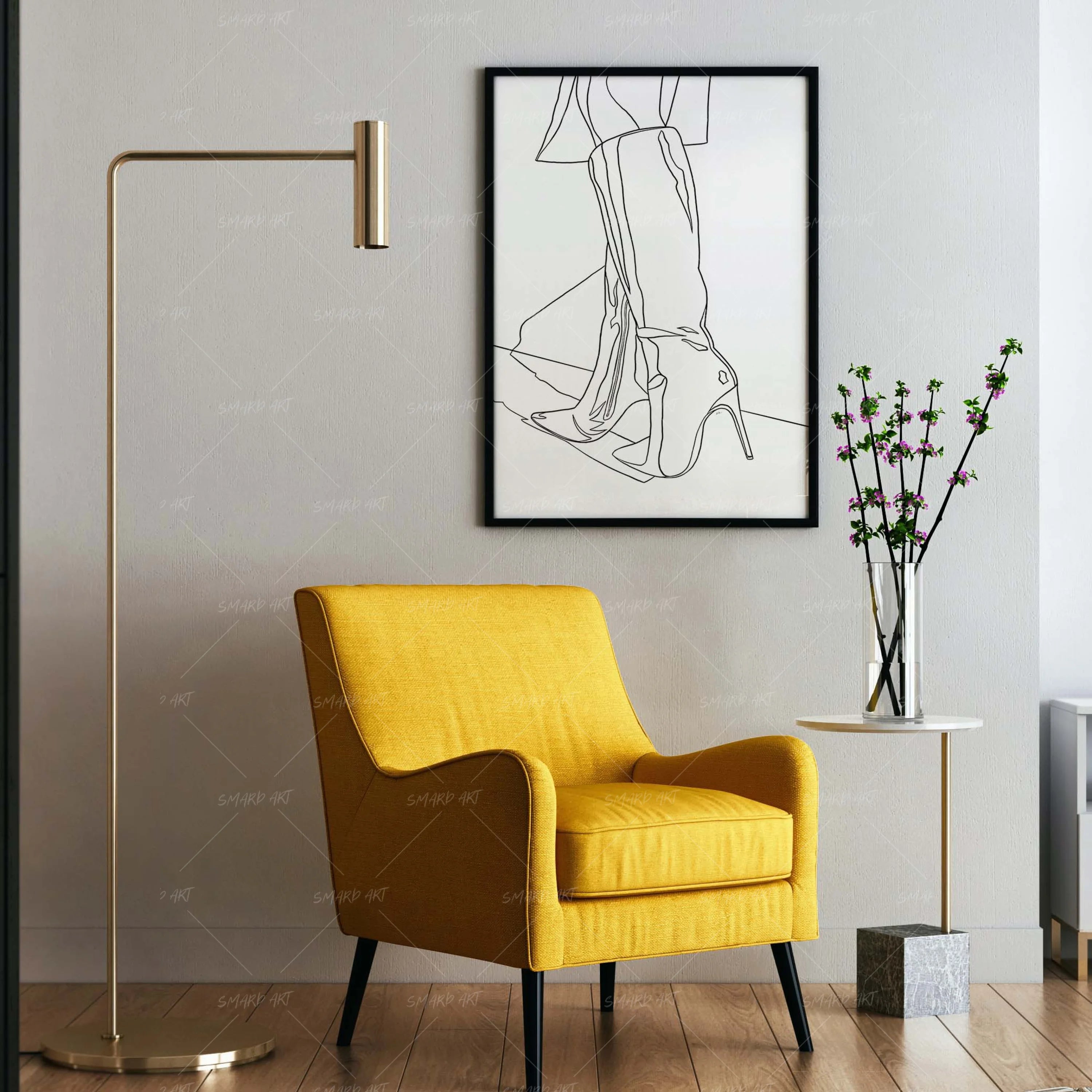 Blue Boots Lineart (Smard X Anaya)-Smard